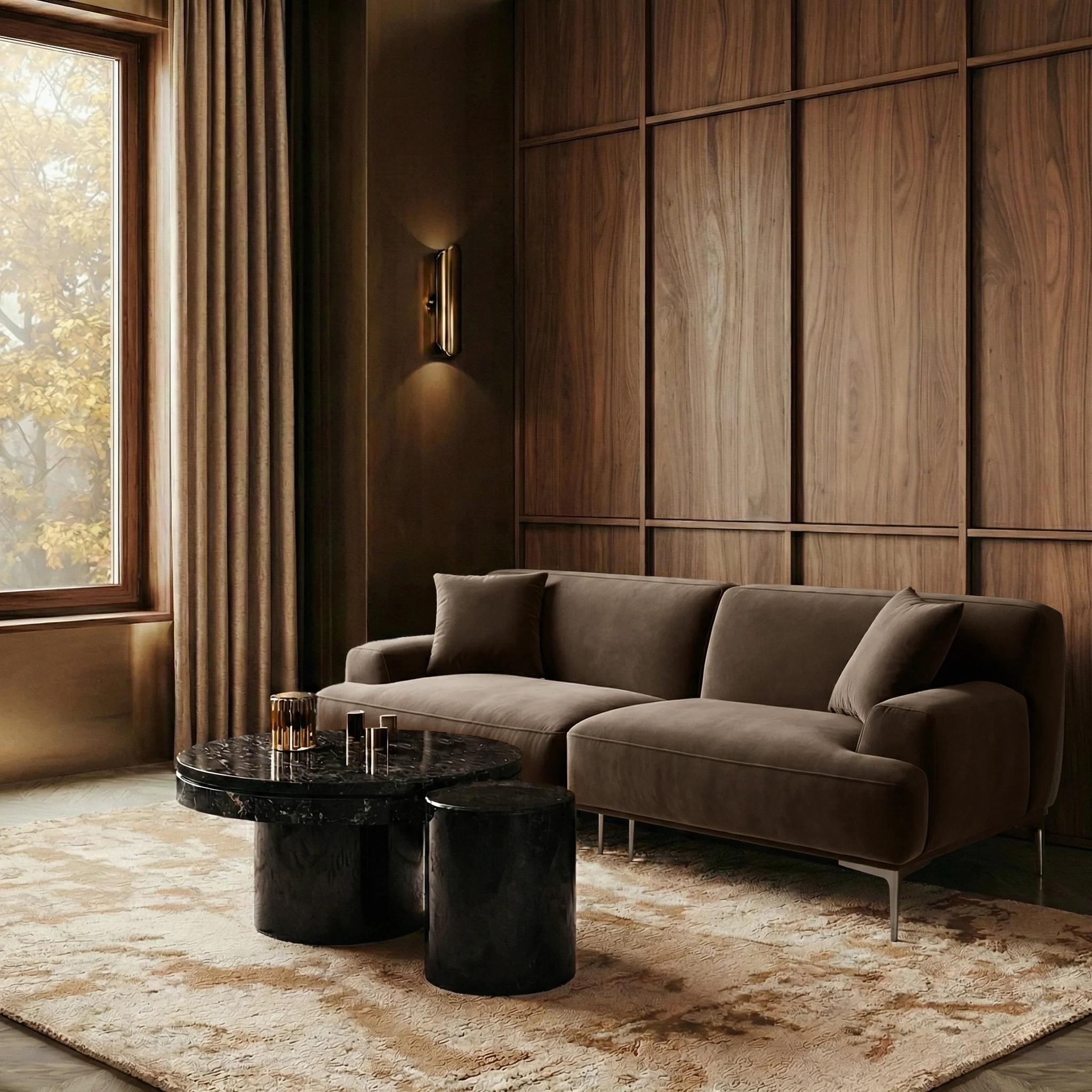 Mineta 92" Sofa | Shadow Brown - Image 2