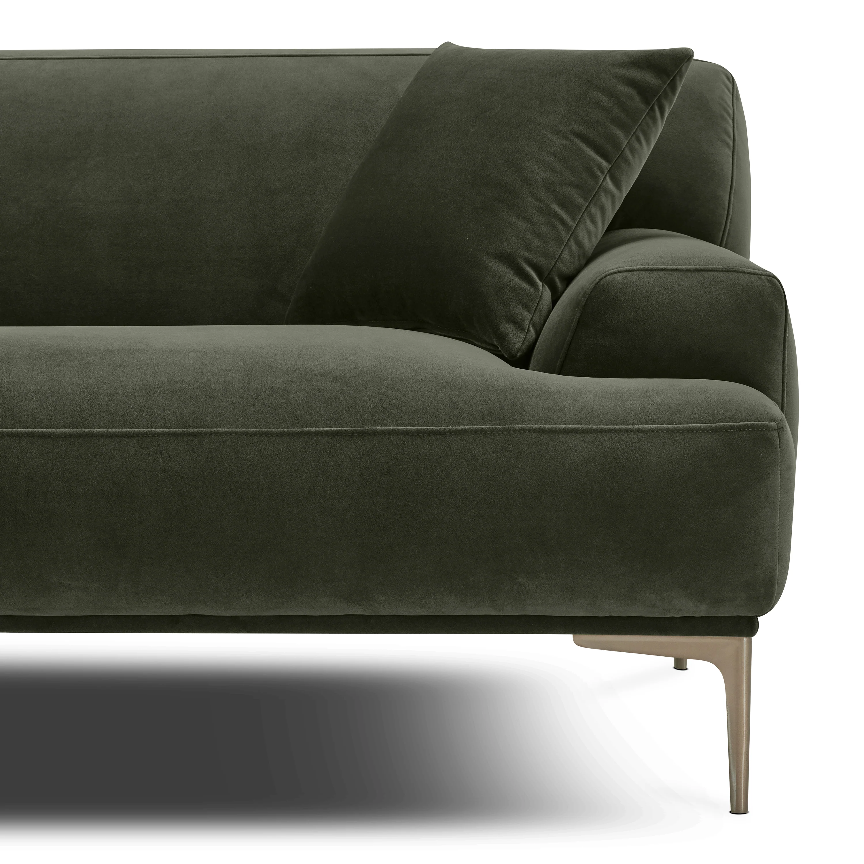 Mineta Left-Facing Sectional | Calabria Green - Image 11