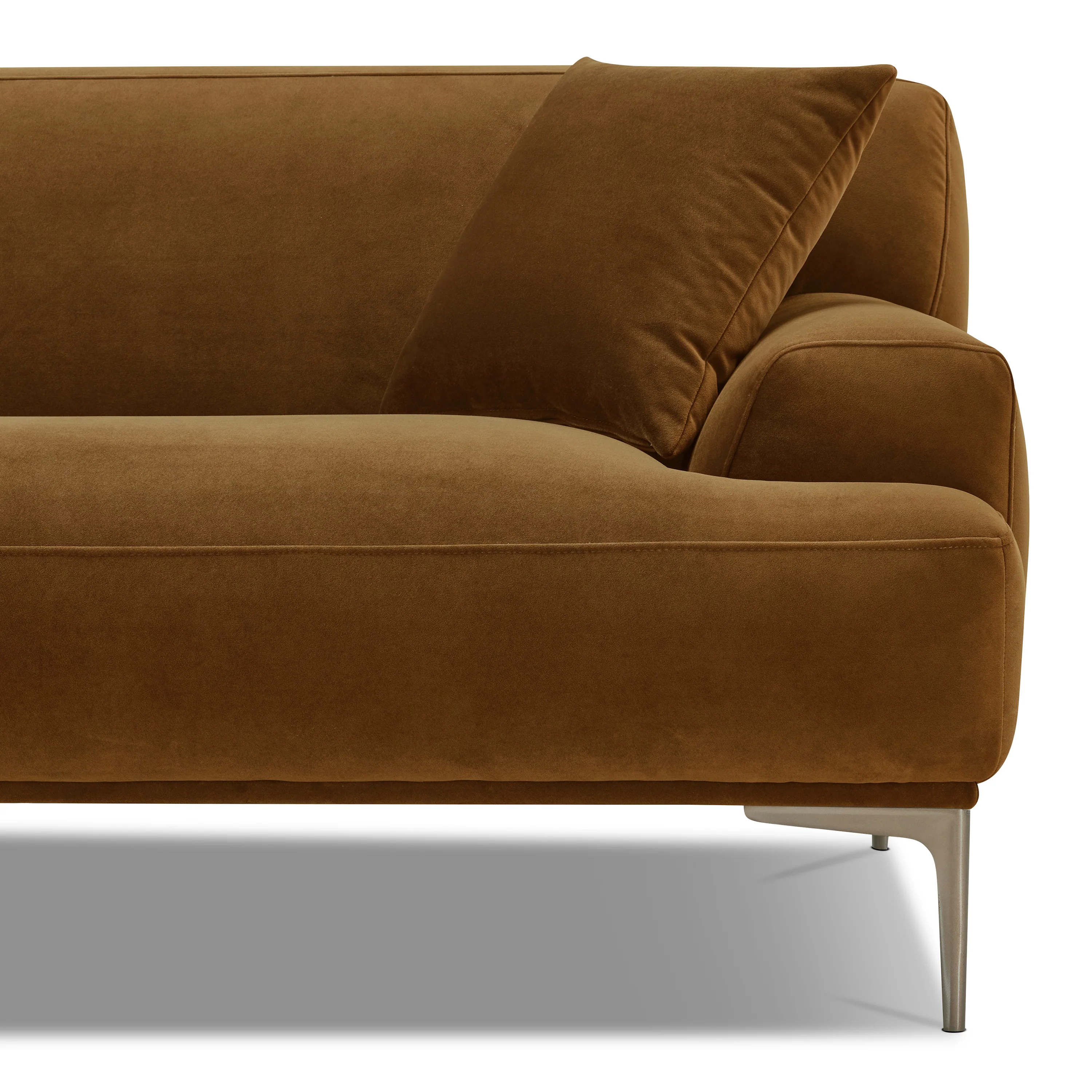 Mineta Left-Facing Sectional | Ginger Brown - Image 11