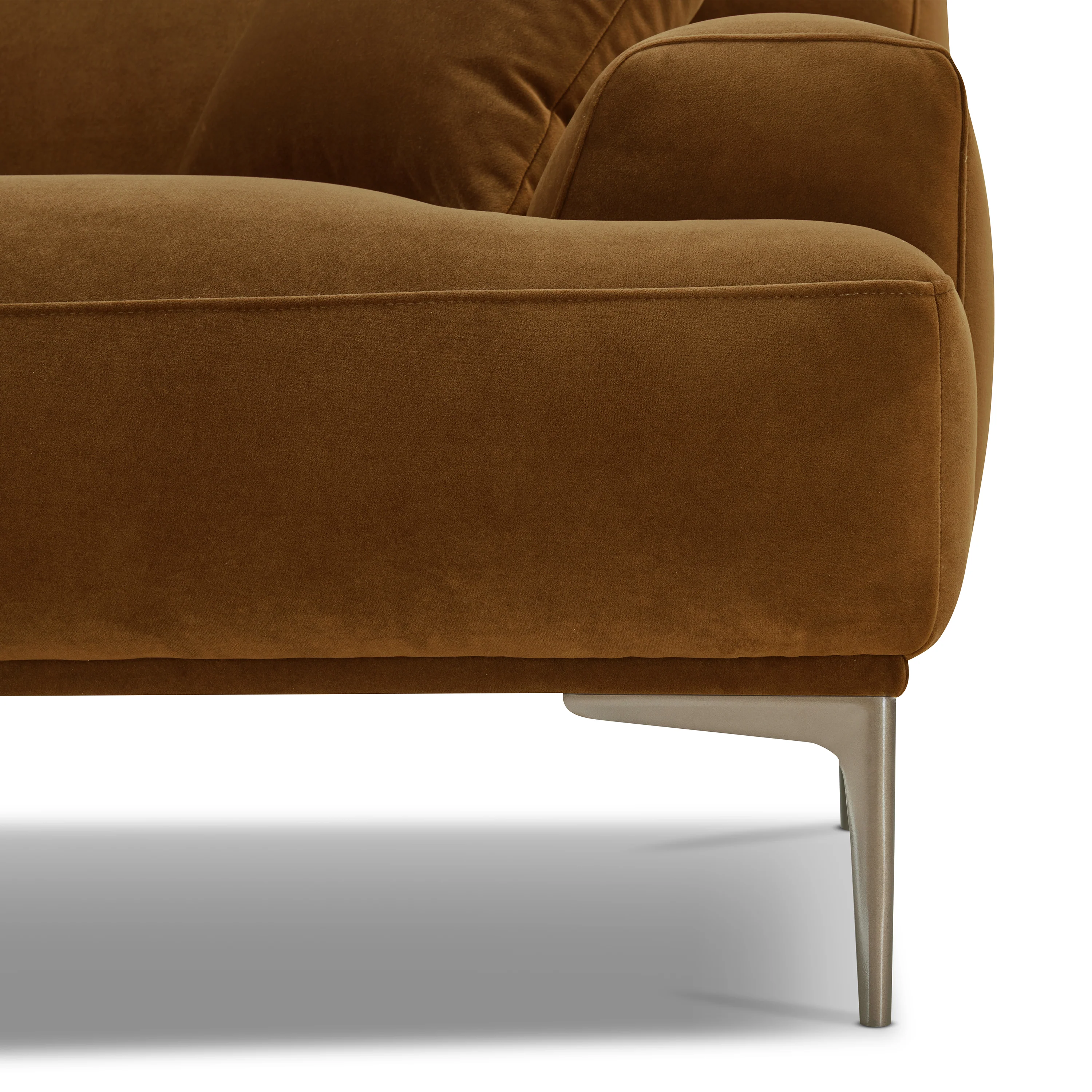 Mineta Left-Facing Sectional | Ginger Brown - Image 12