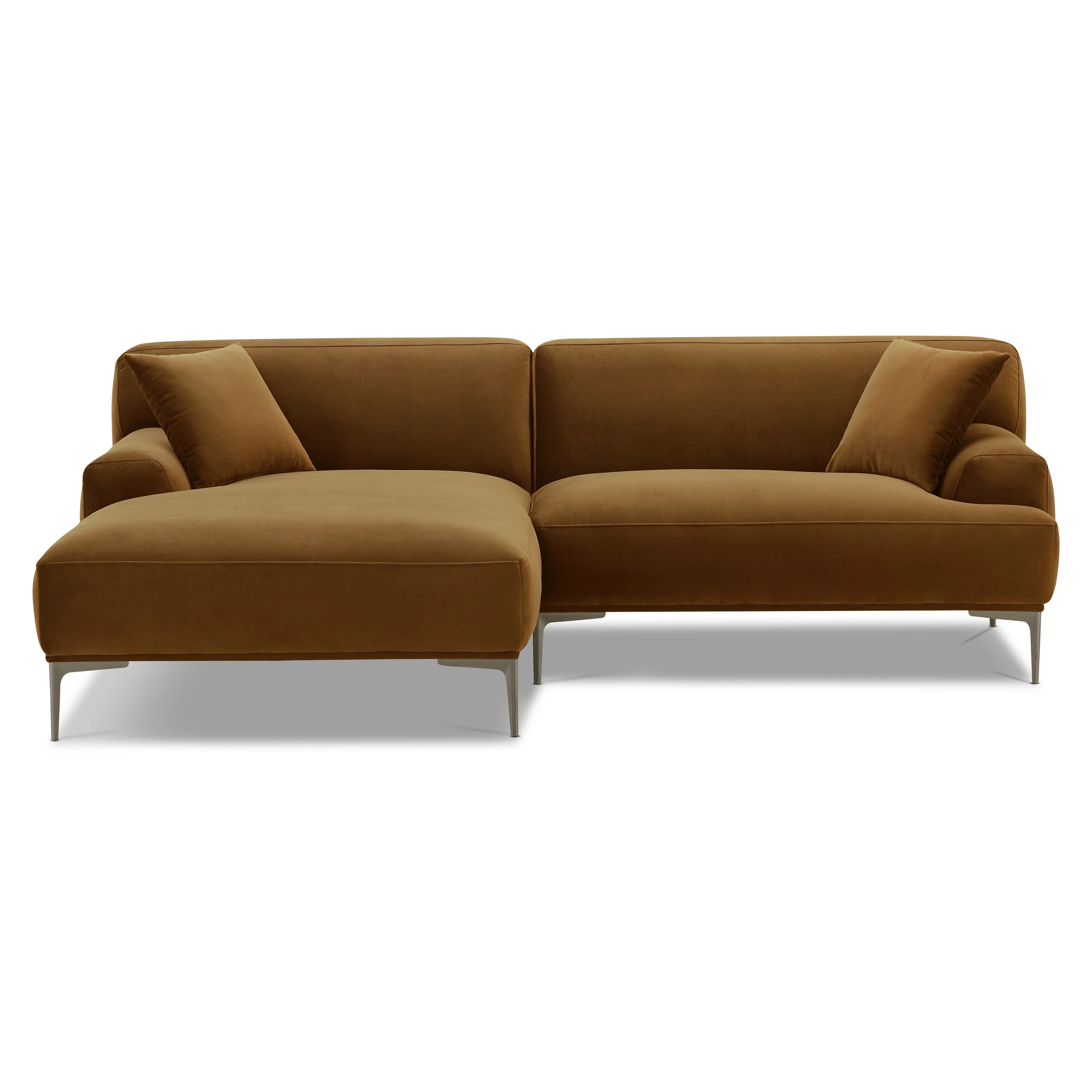 Mineta Left-Facing Sectional | Ginger Brown - Image 3