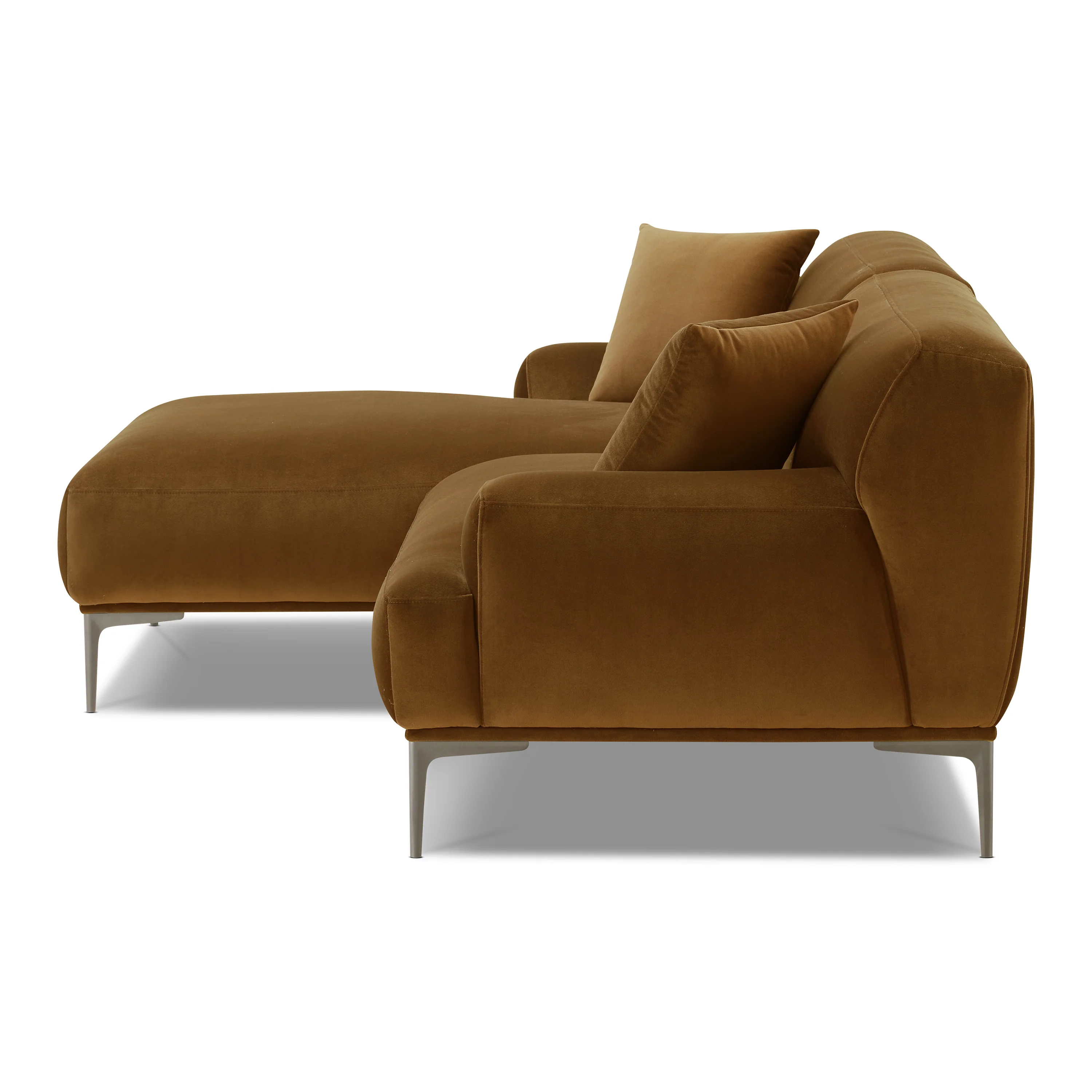Mineta Left-Facing Sectional | Ginger Brown - Image 5