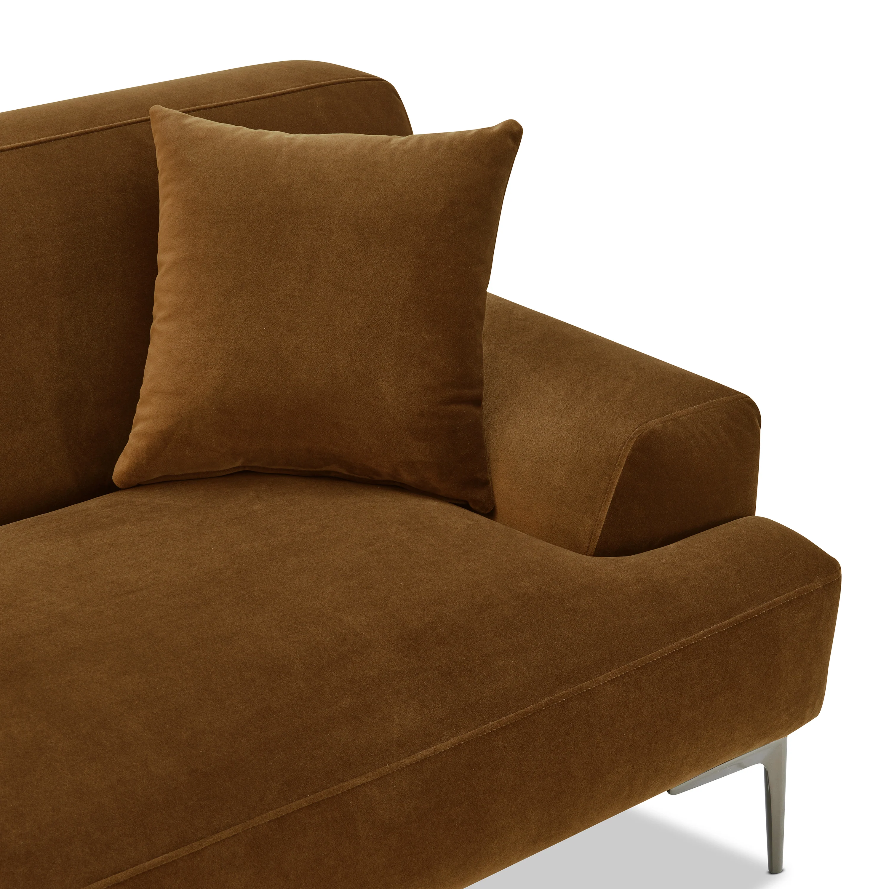 Mineta Left-Facing Sectional | Ginger Brown - Image 9