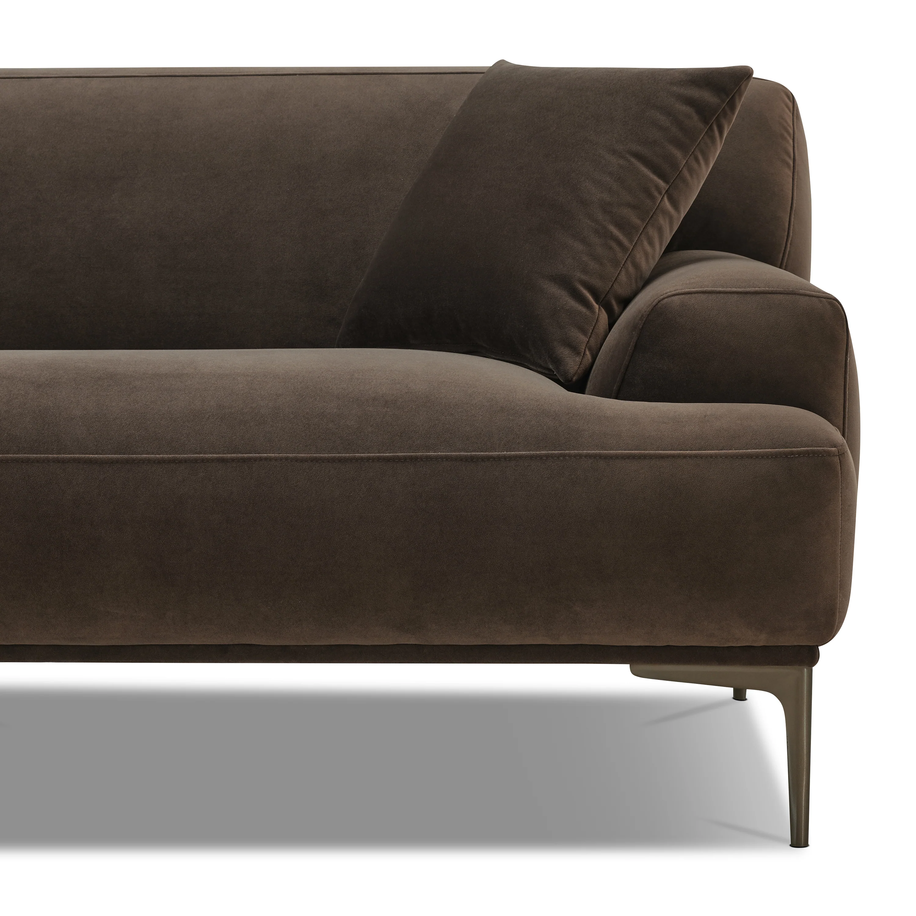 Mineta Left-Facing Sectional | Shadow Brown - Image 11
