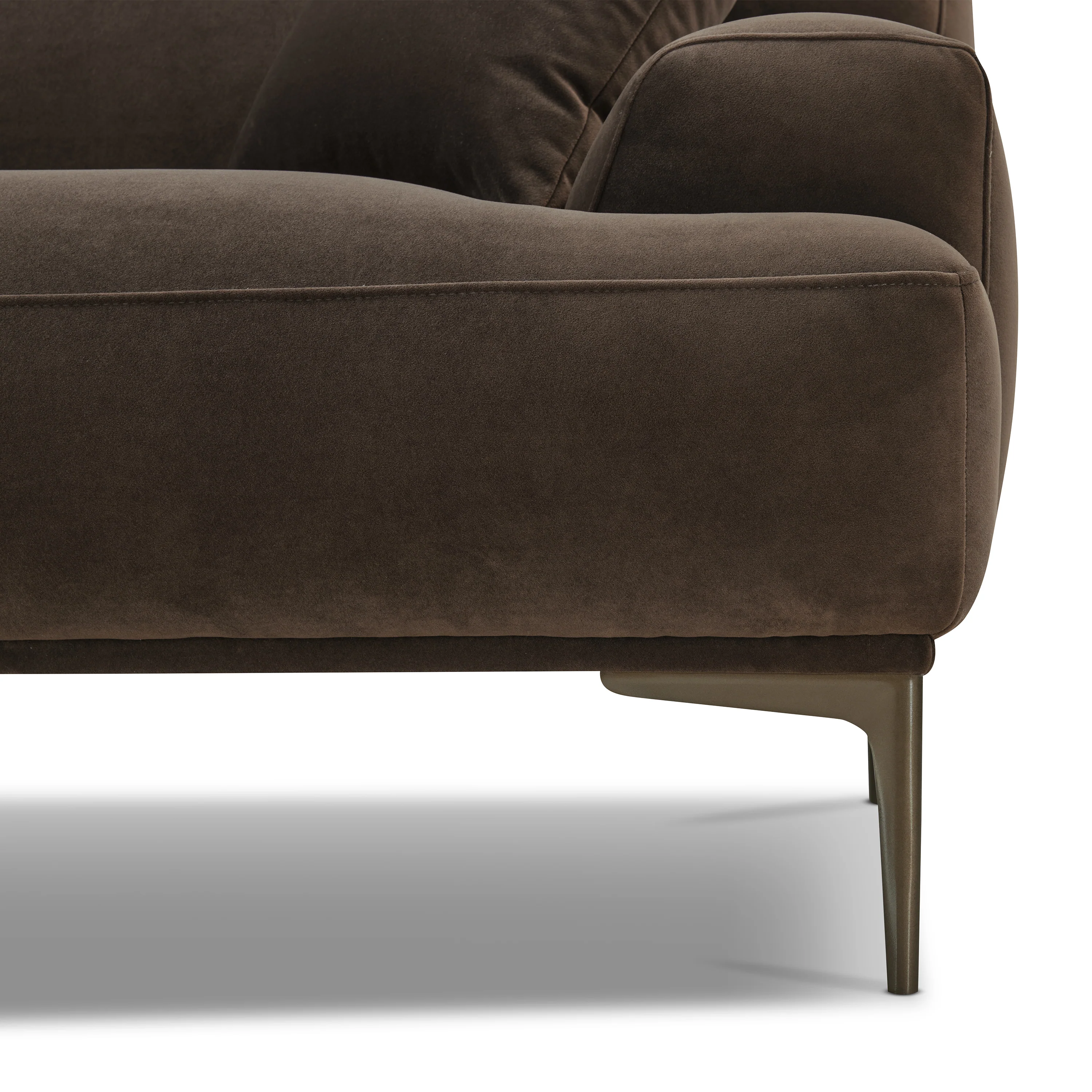 Mineta Left-Facing Sectional | Shadow Brown - Image 12