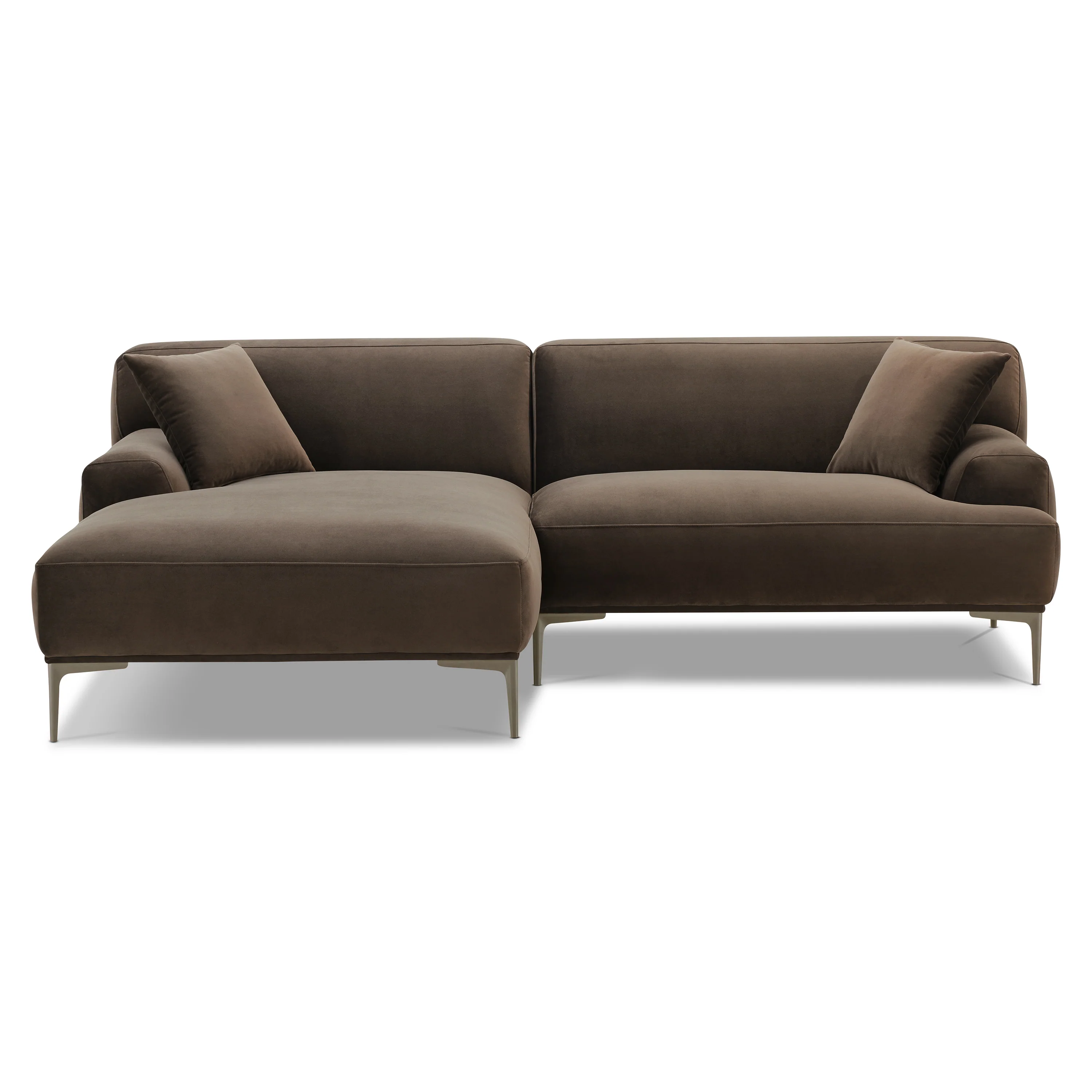 Mineta Left-Facing Sectional | Shadow Brown - Image 3