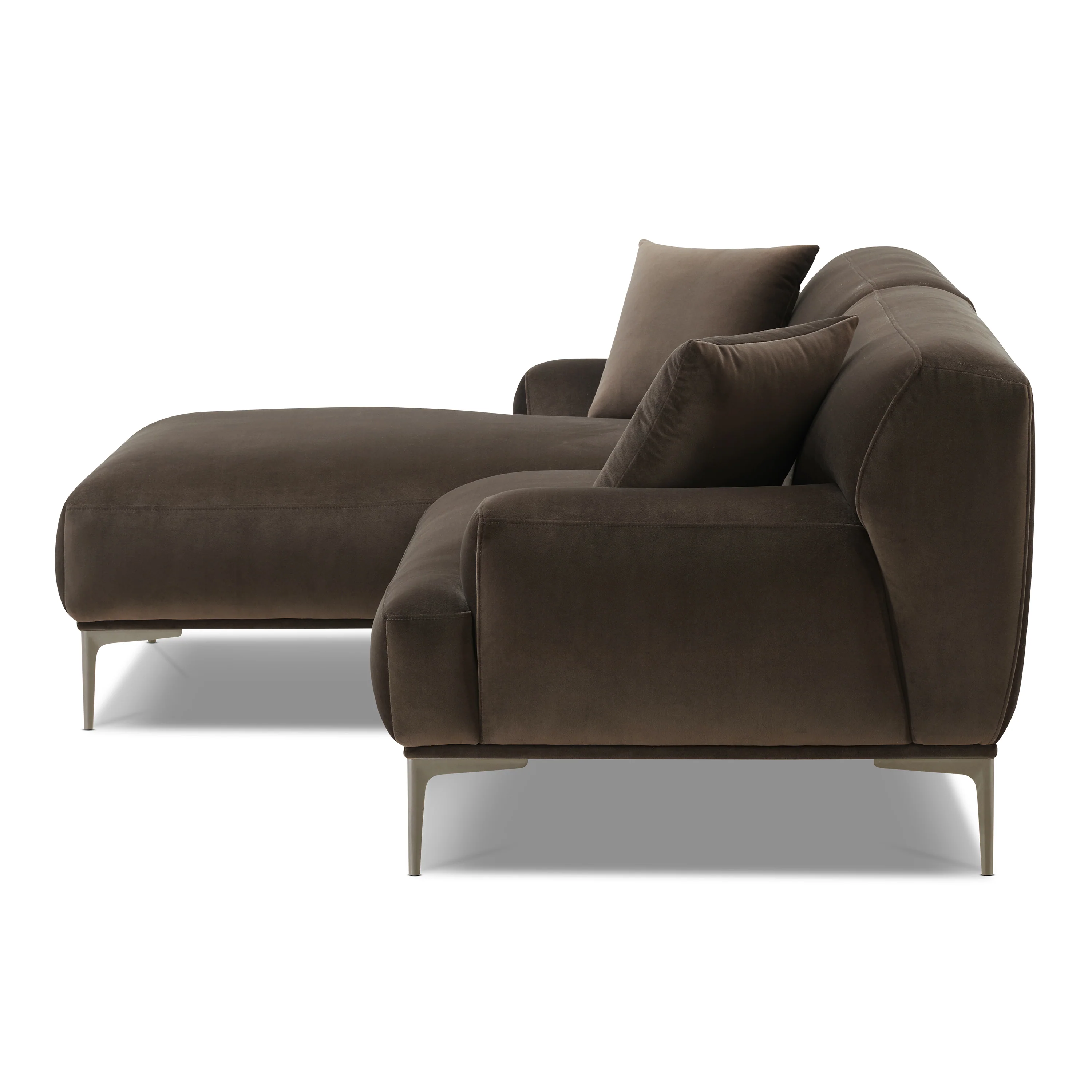 Mineta Left-Facing Sectional | Shadow Brown - Image 5