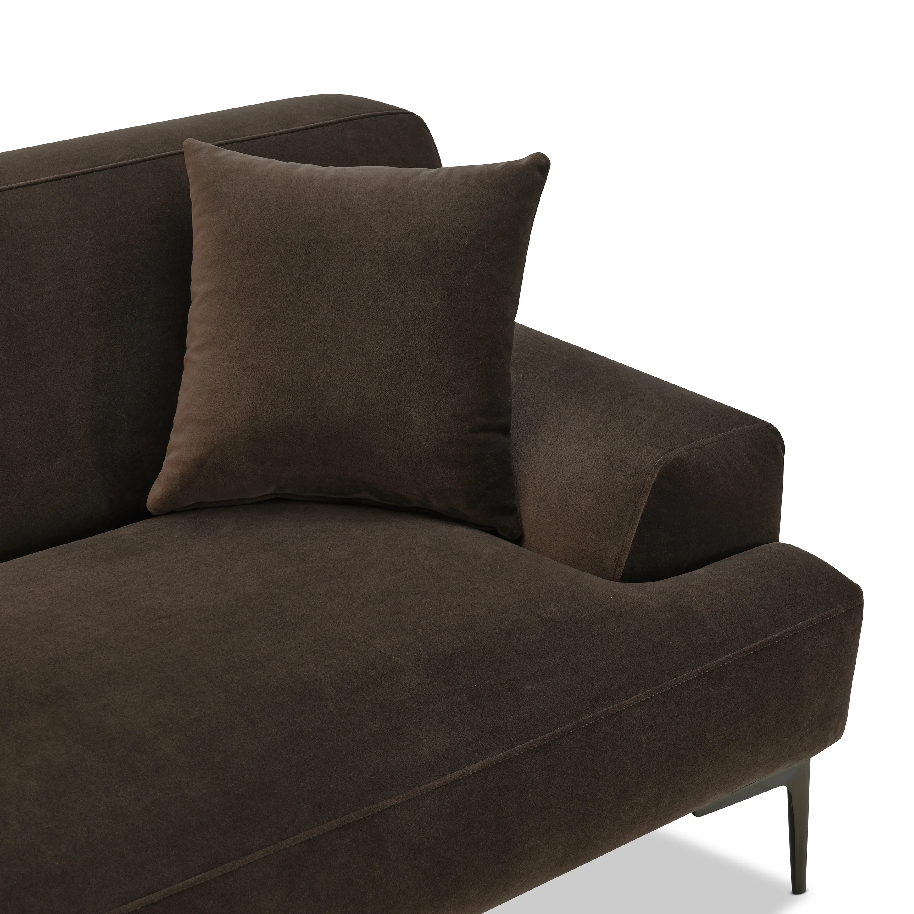 Mineta Left-Facing Sectional | Shadow Brown - Image 9