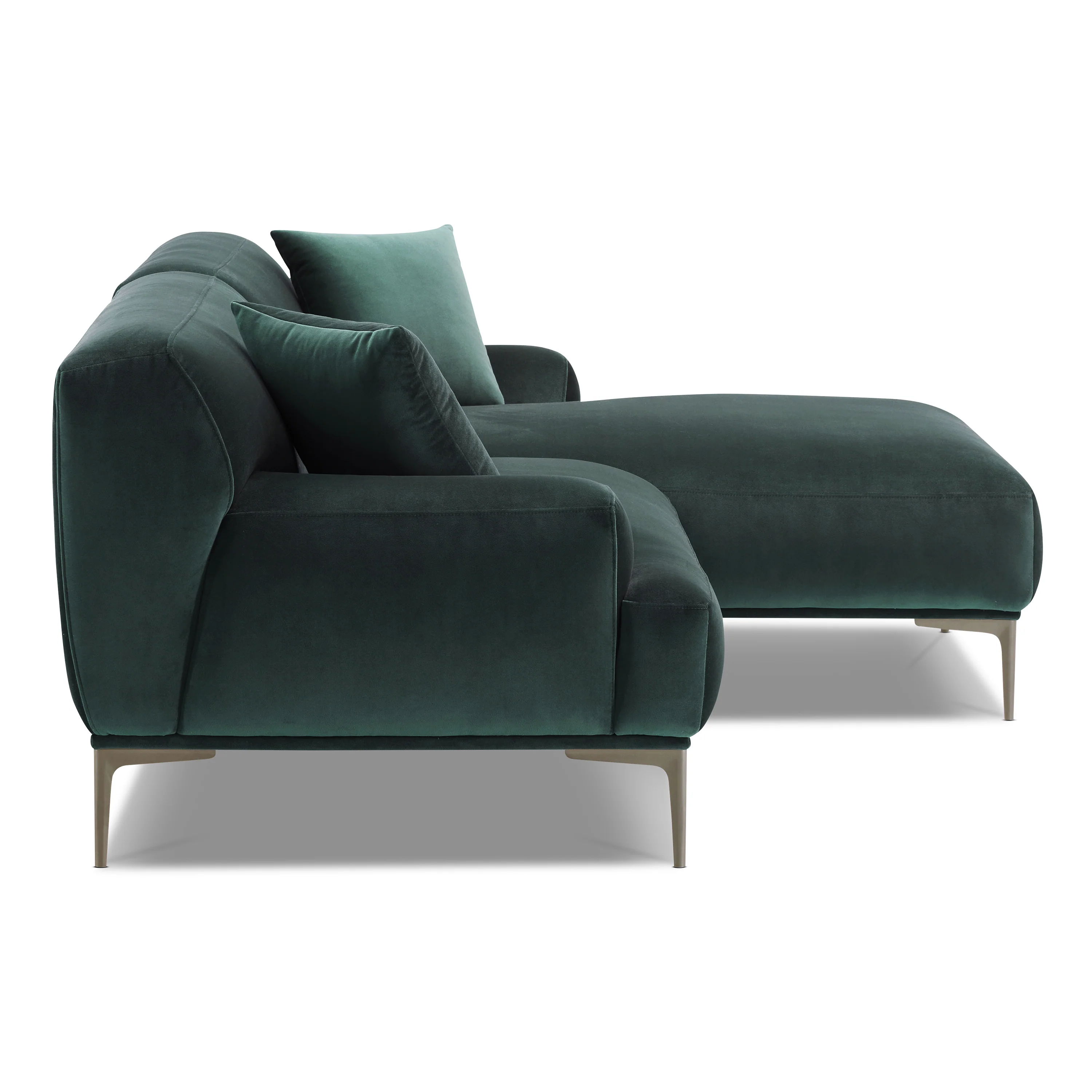 Mineta Right-Facing Sectional | Amalfi Blue - Image 4