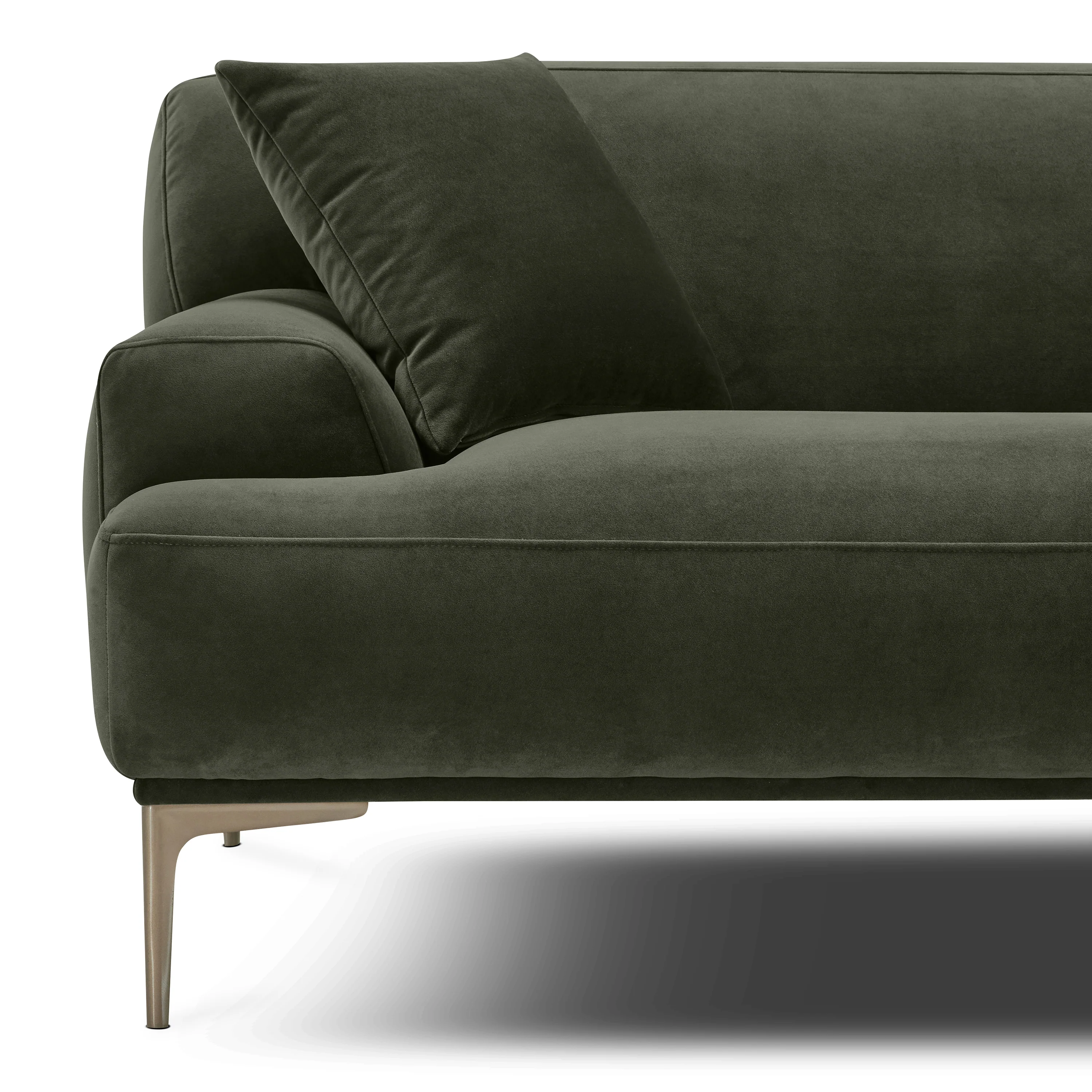 Mineta Right-Facing Sectional | Calabria Green - Image 10