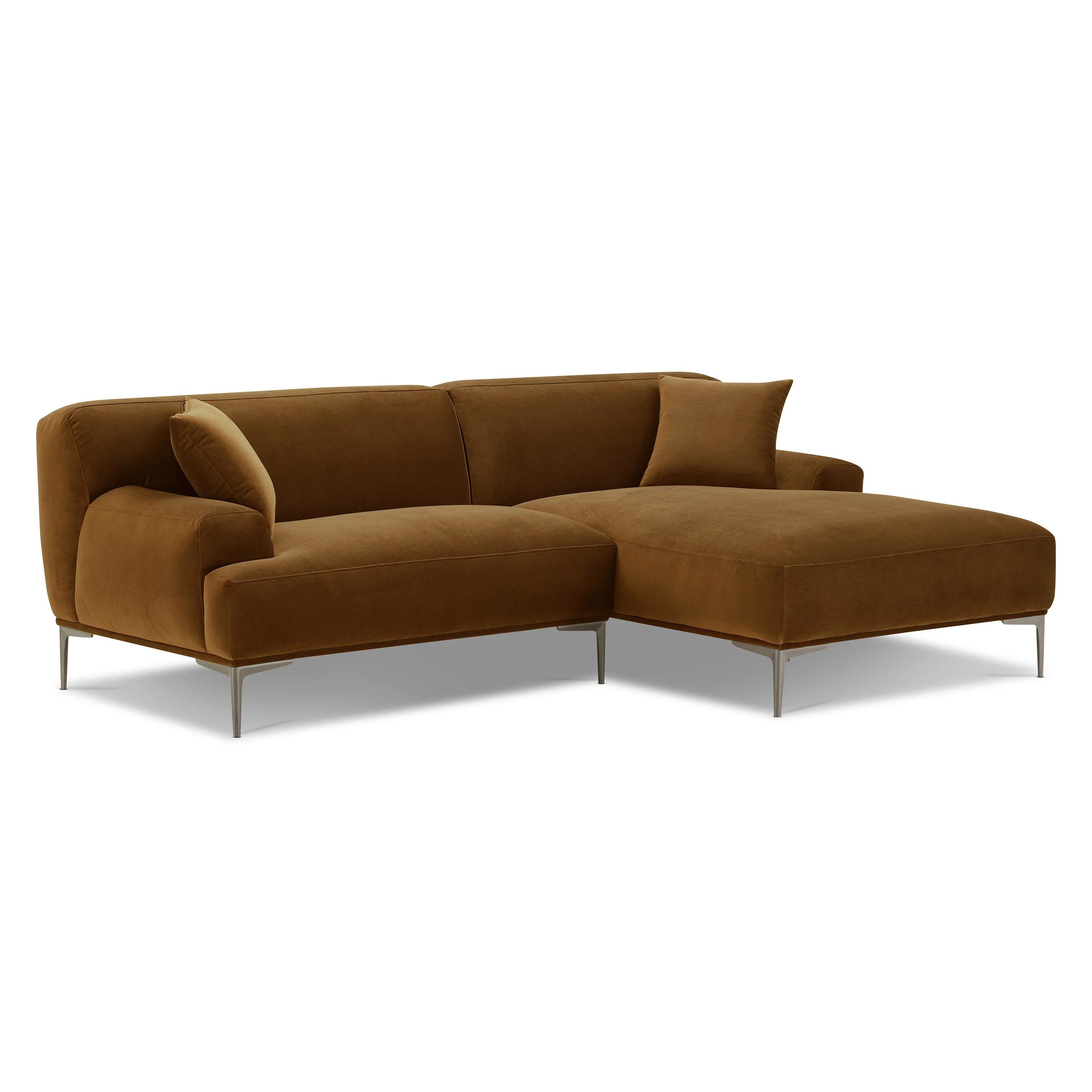 Mineta Right-Facing Sectional | Ginger Brown - Image 4