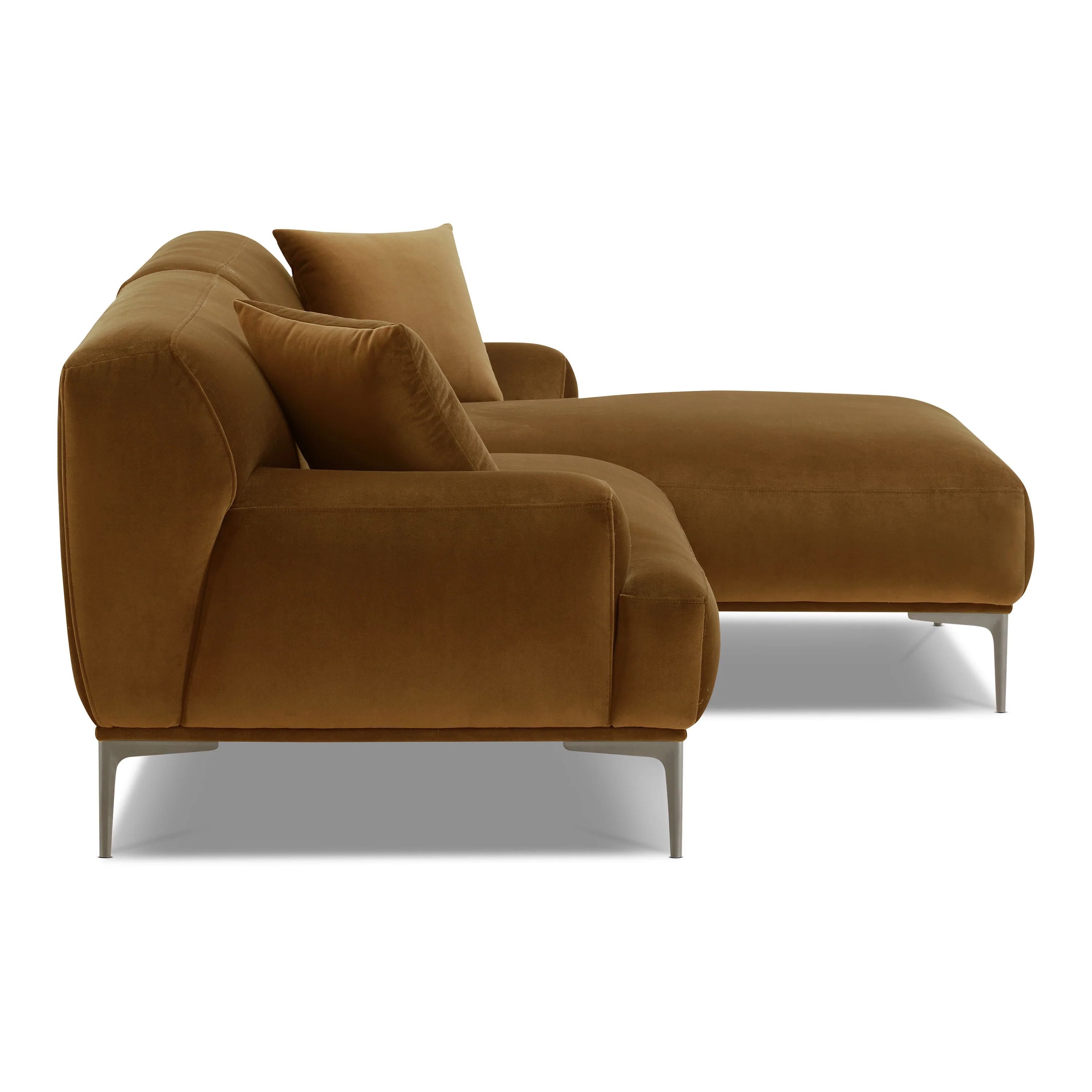 Mineta Right-Facing Sectional | Ginger Brown - Image 5