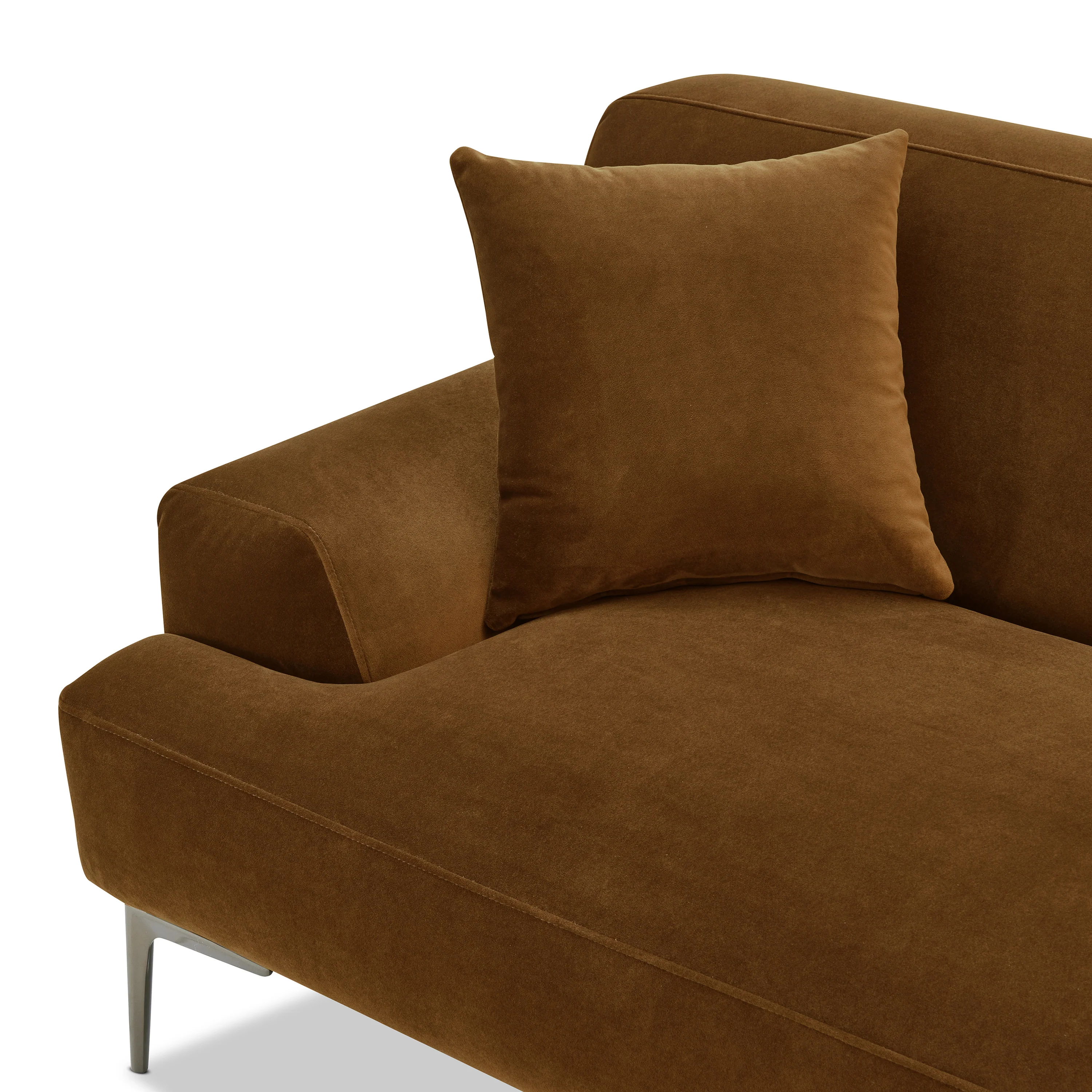 Mineta Right-Facing Sectional | Ginger Brown - Image 9