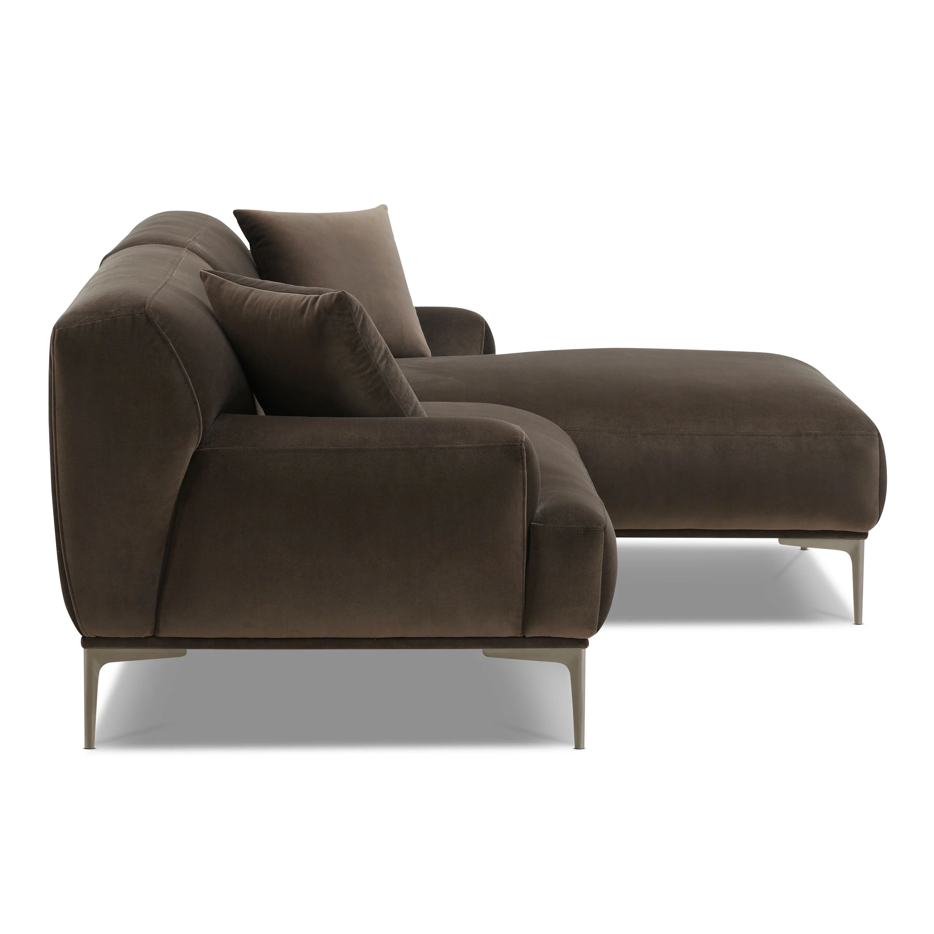 Mineta Right-Facing Sectional | Shadow Brown - Image 4