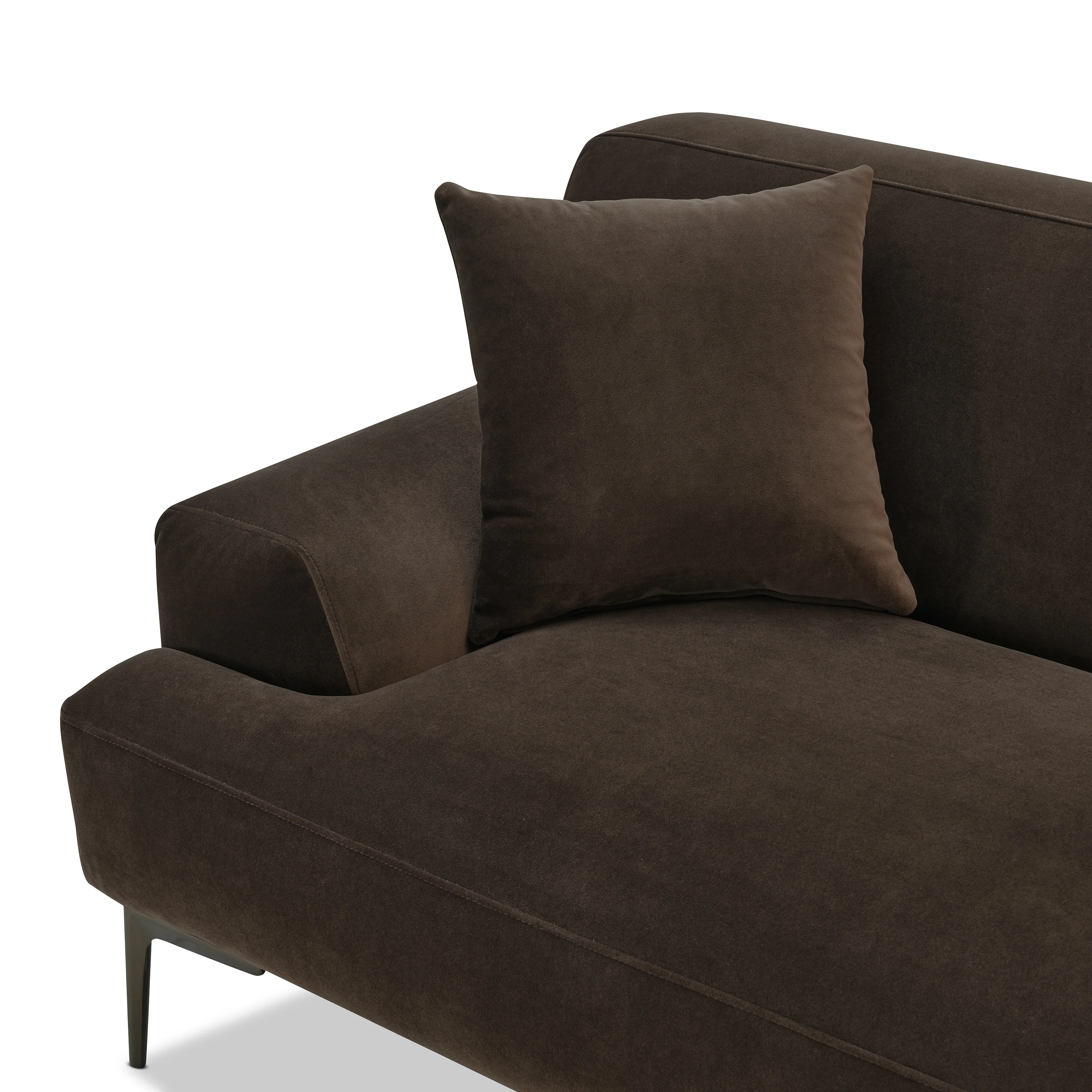 Mineta Right-Facing Sectional | Shadow Brown - Image 8