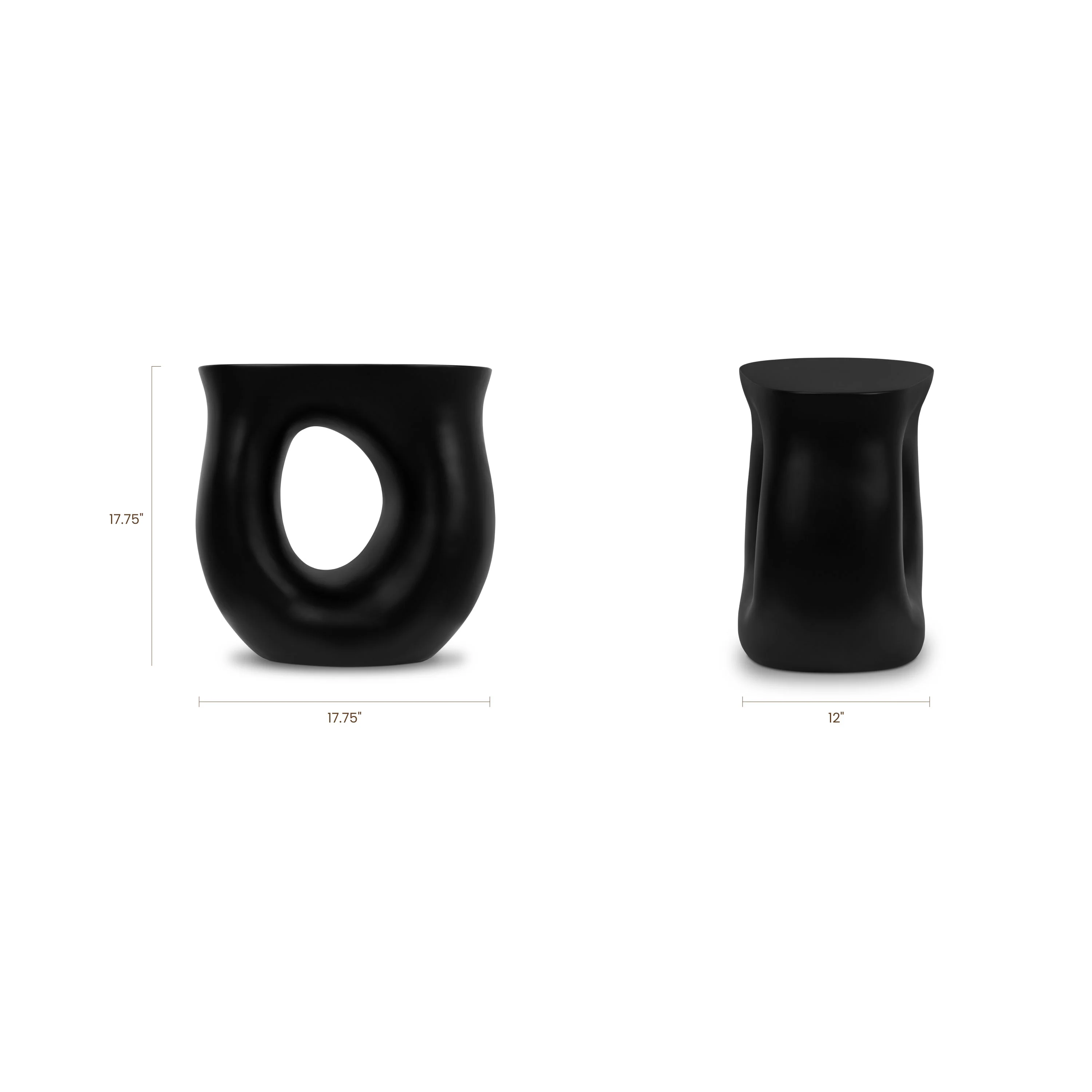 Minori Side Table | Black - Image 13