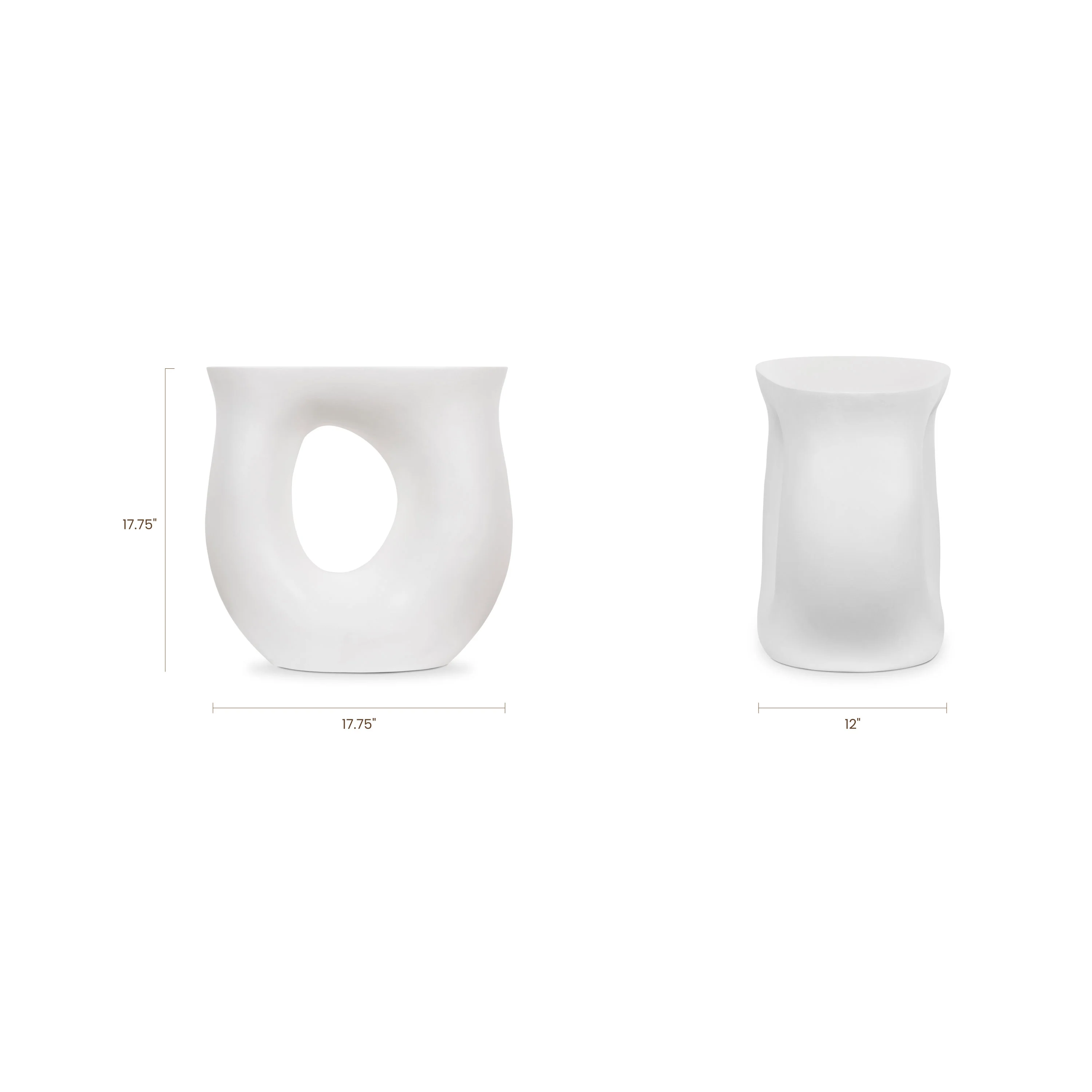 Minori Side Table | White - Image 12