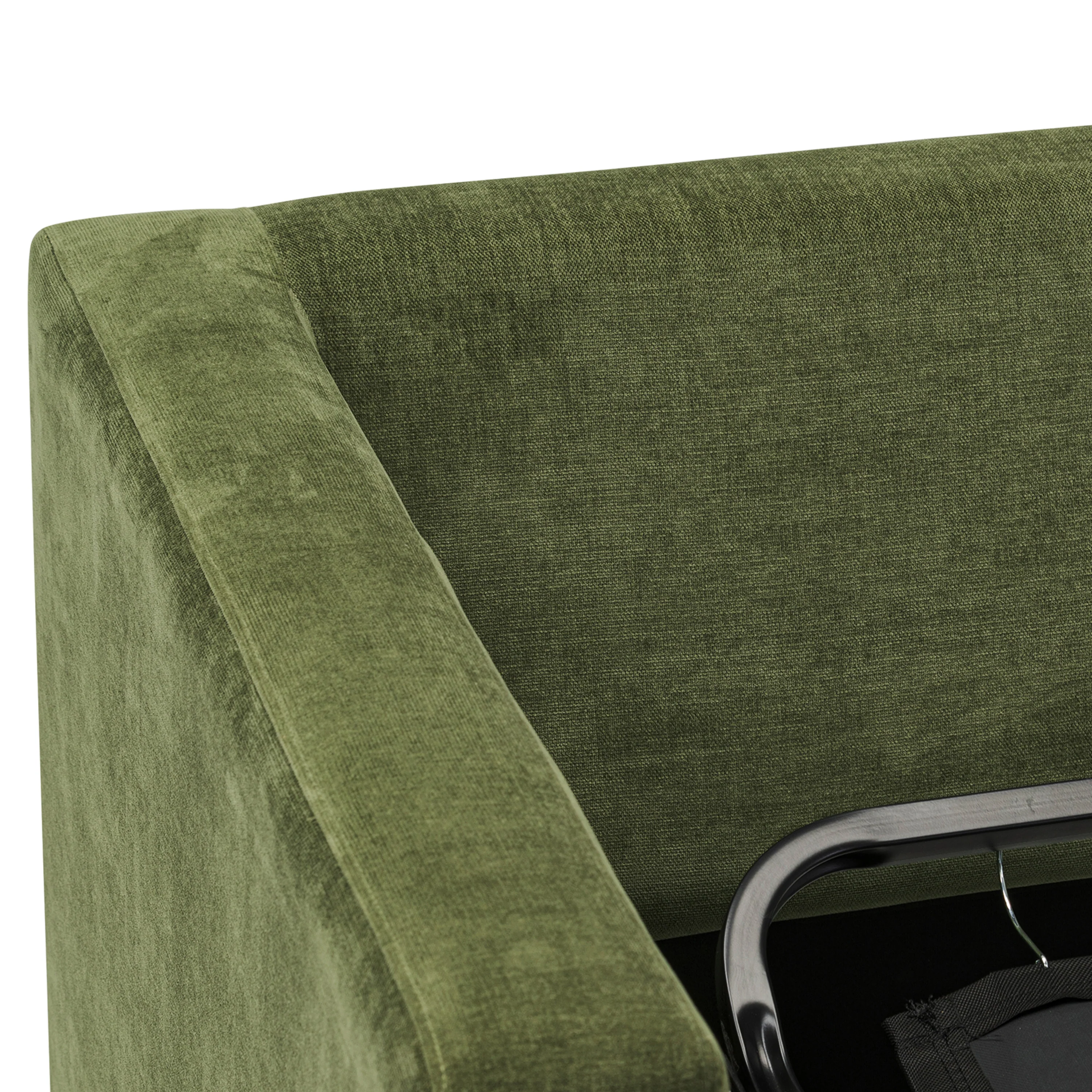 Napa 82" Pull-Out Sofa Bed | Distressed Green Velvet - Image 16