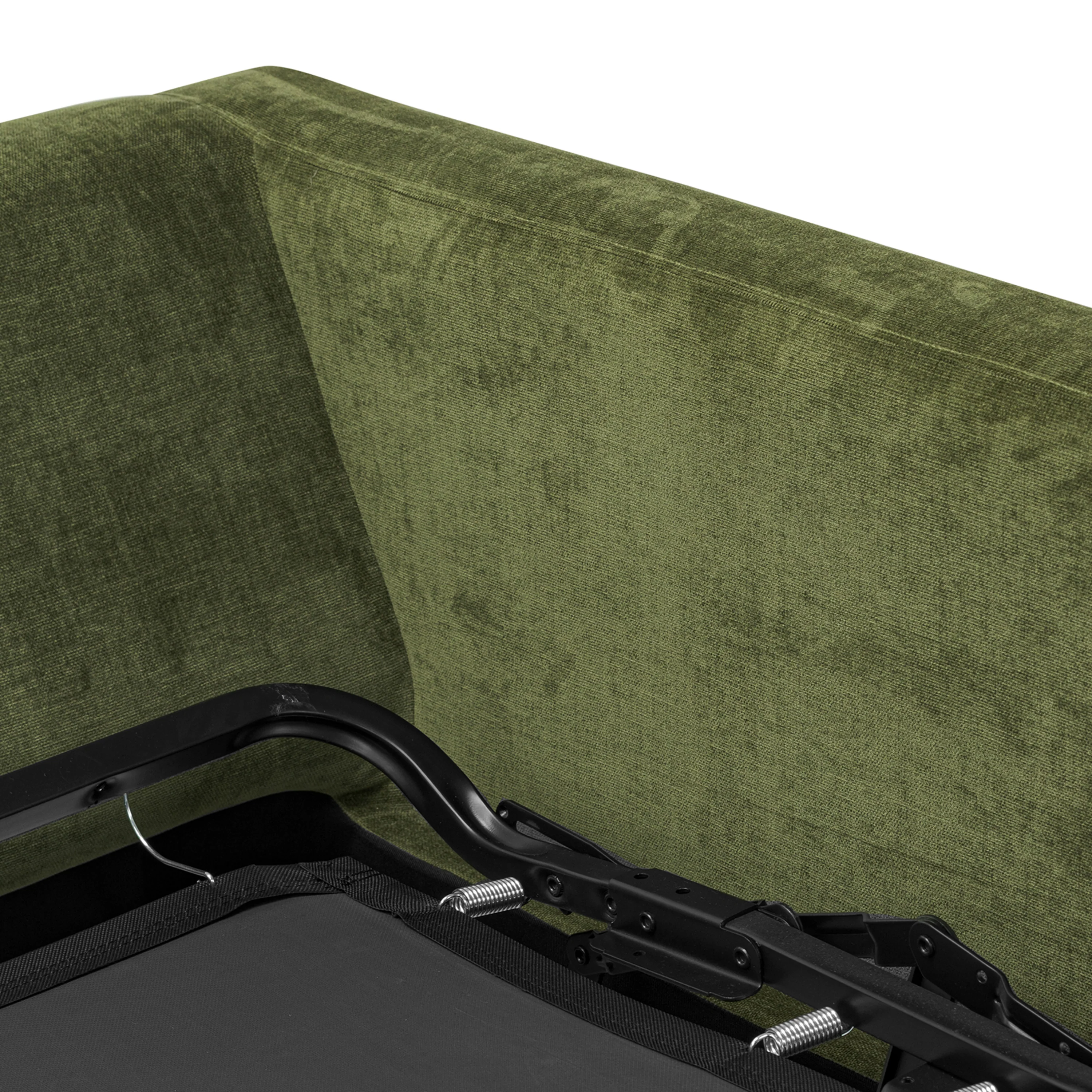 Napa 82" Pull-Out Sofa Bed | Distressed Green Velvet - Image 17
