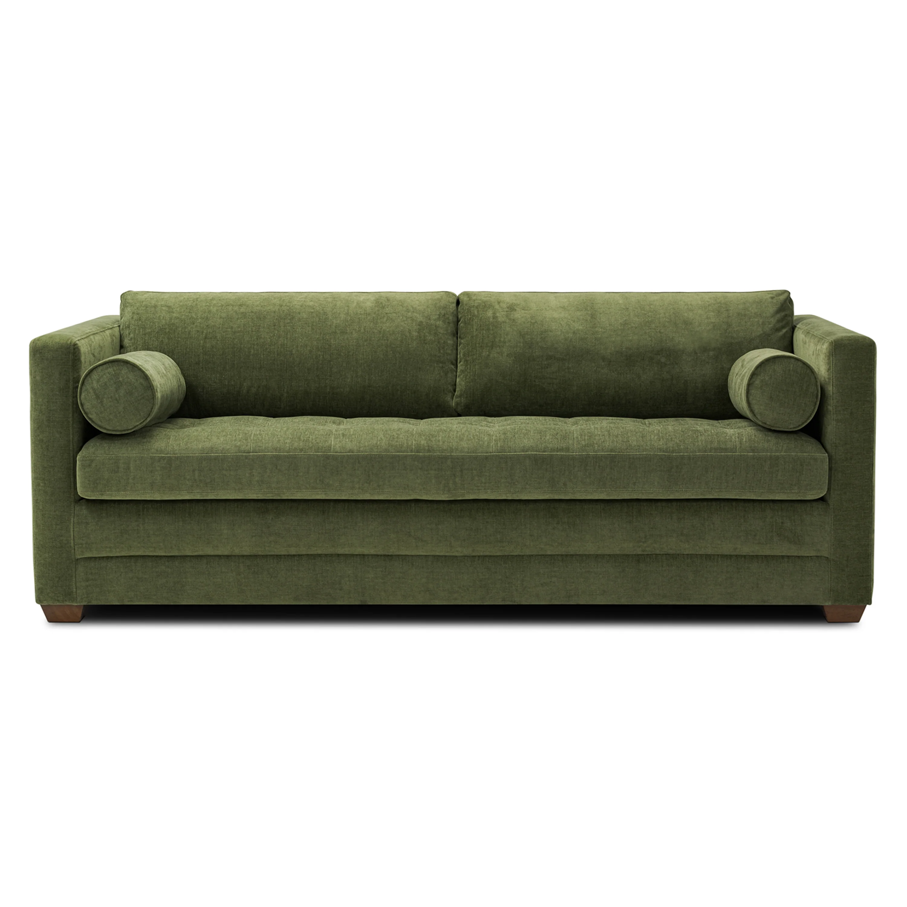 Napa 82" Pull-Out Sofa Bed | Distressed Green Velvet - Image 6