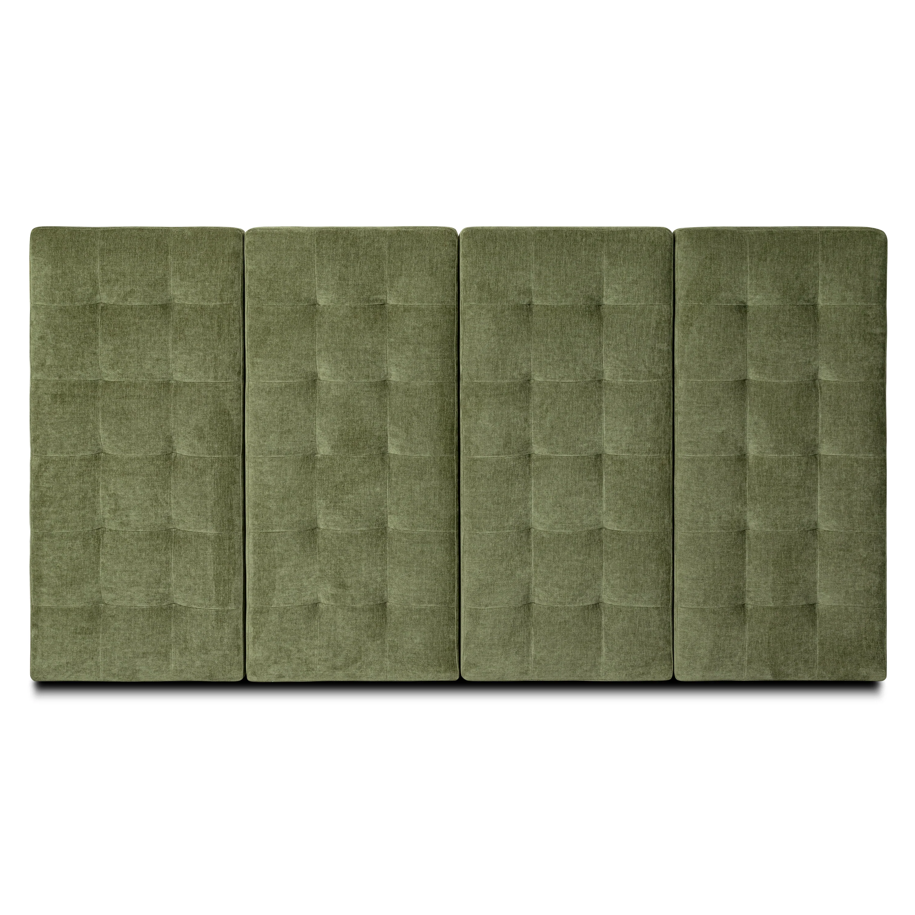 Napa Bed Headboard | Distressed Green Velvet | King
