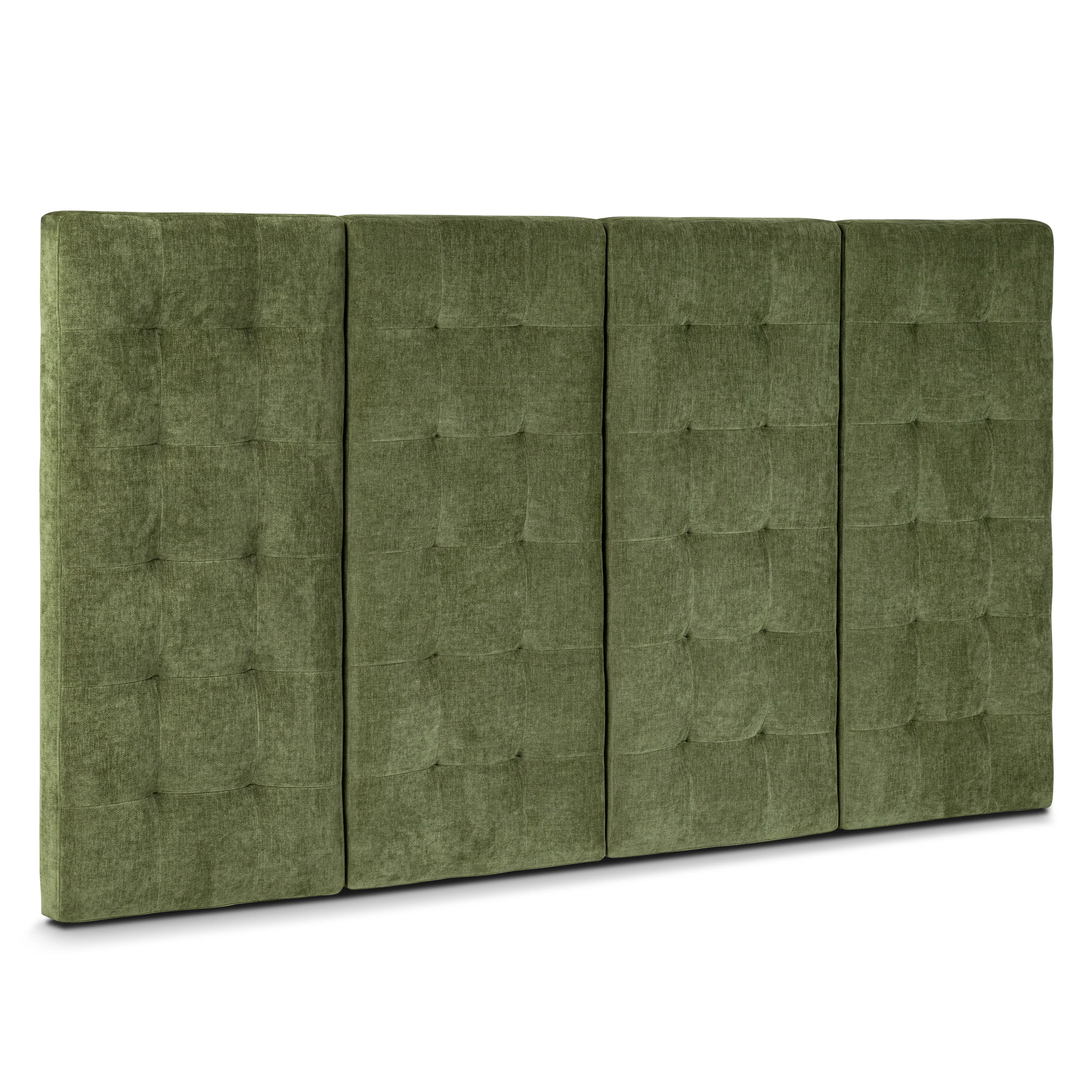 Napa Bed Headboard | Distressed Green Velvet | King - Image 2