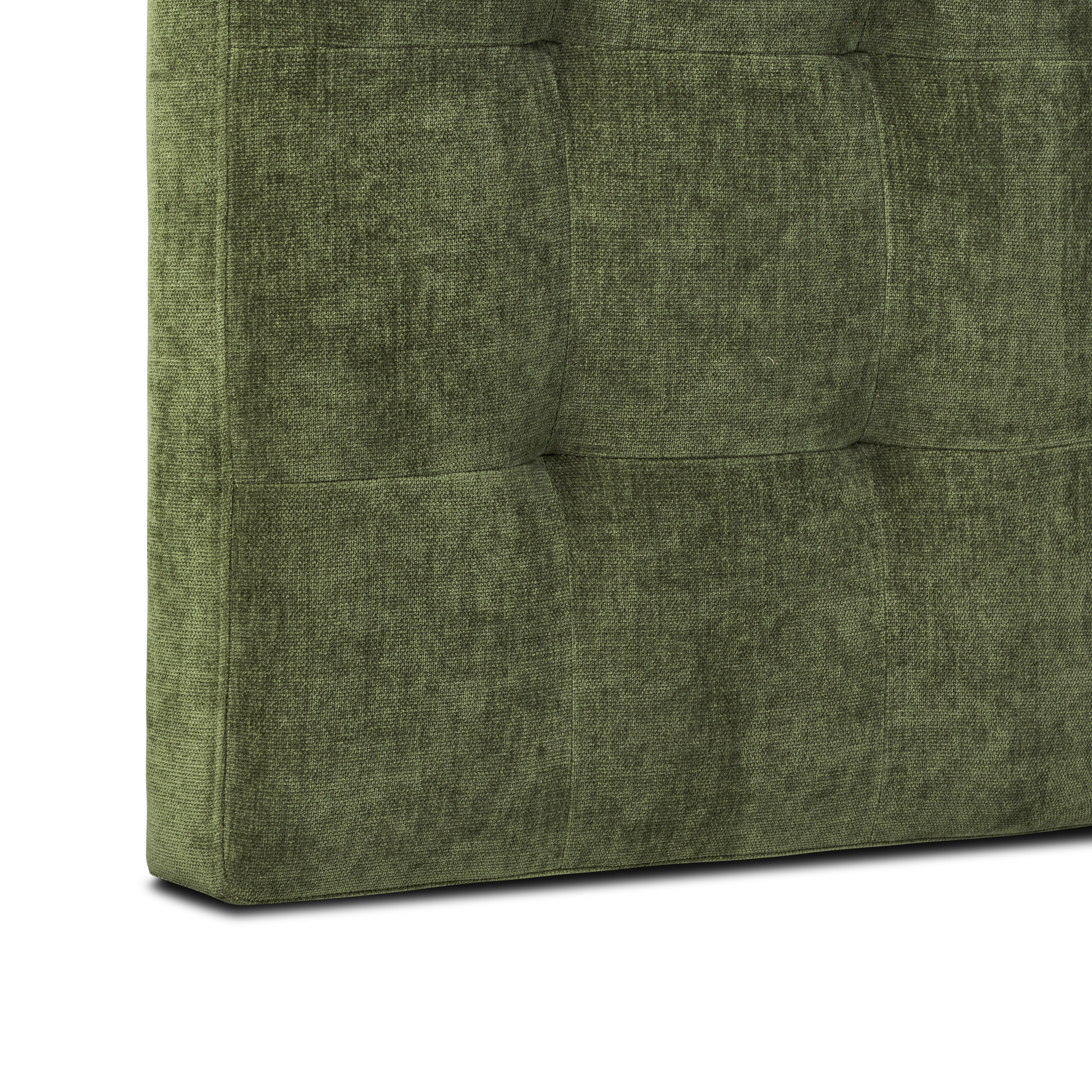 Napa Bed Headboard | Distressed Green Velvet | King - Image 5