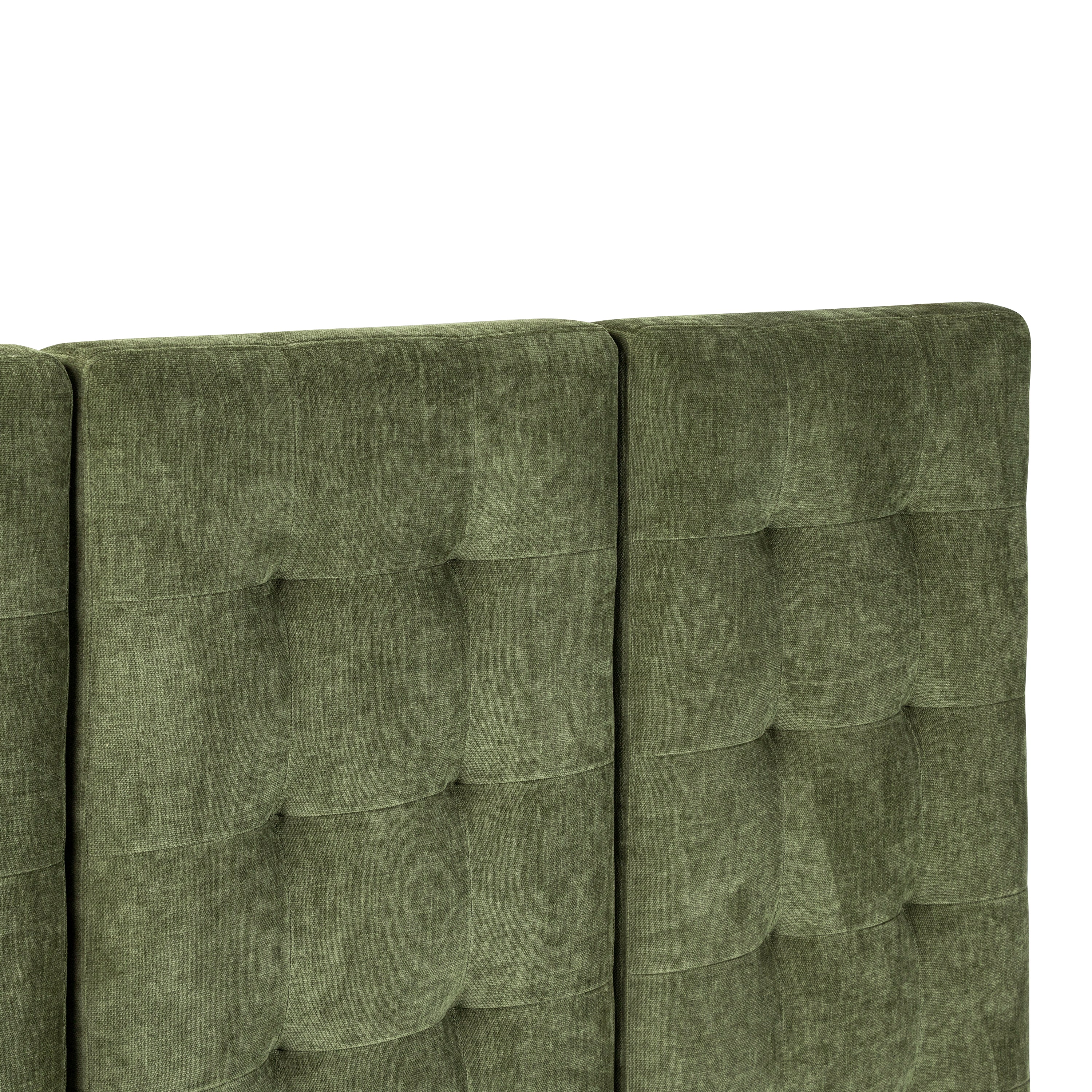 Napa Bed Headboard | Distressed Green Velvet | King - Image 6