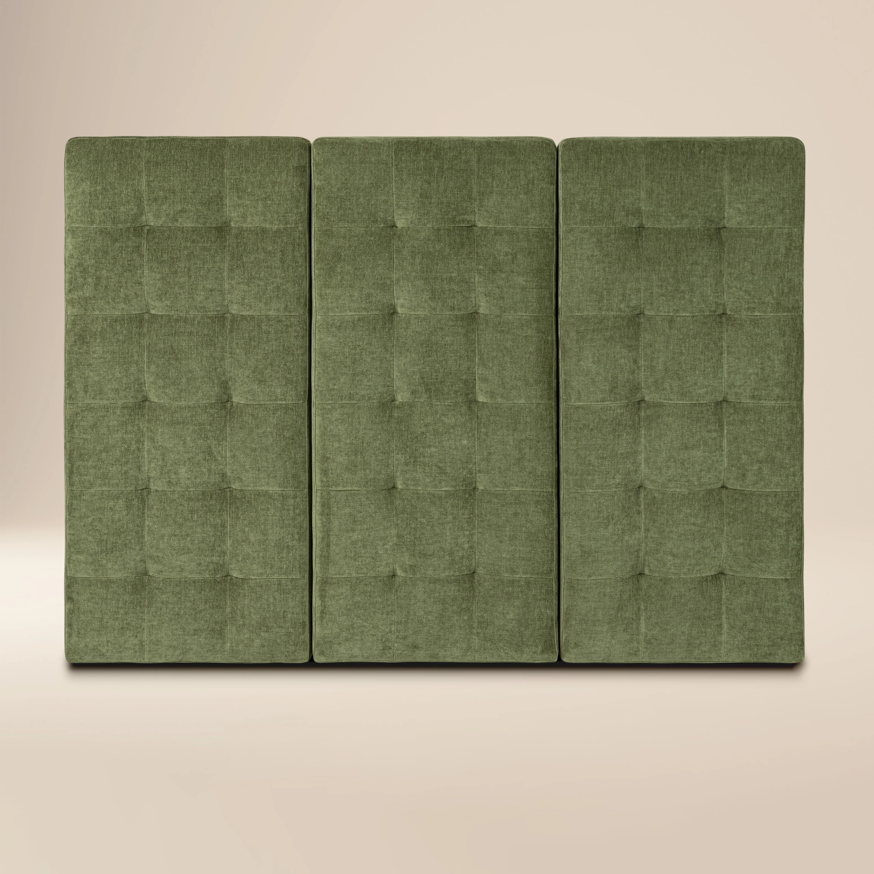 Napa Bed Headboard | Distressed Green Velvet | Queen