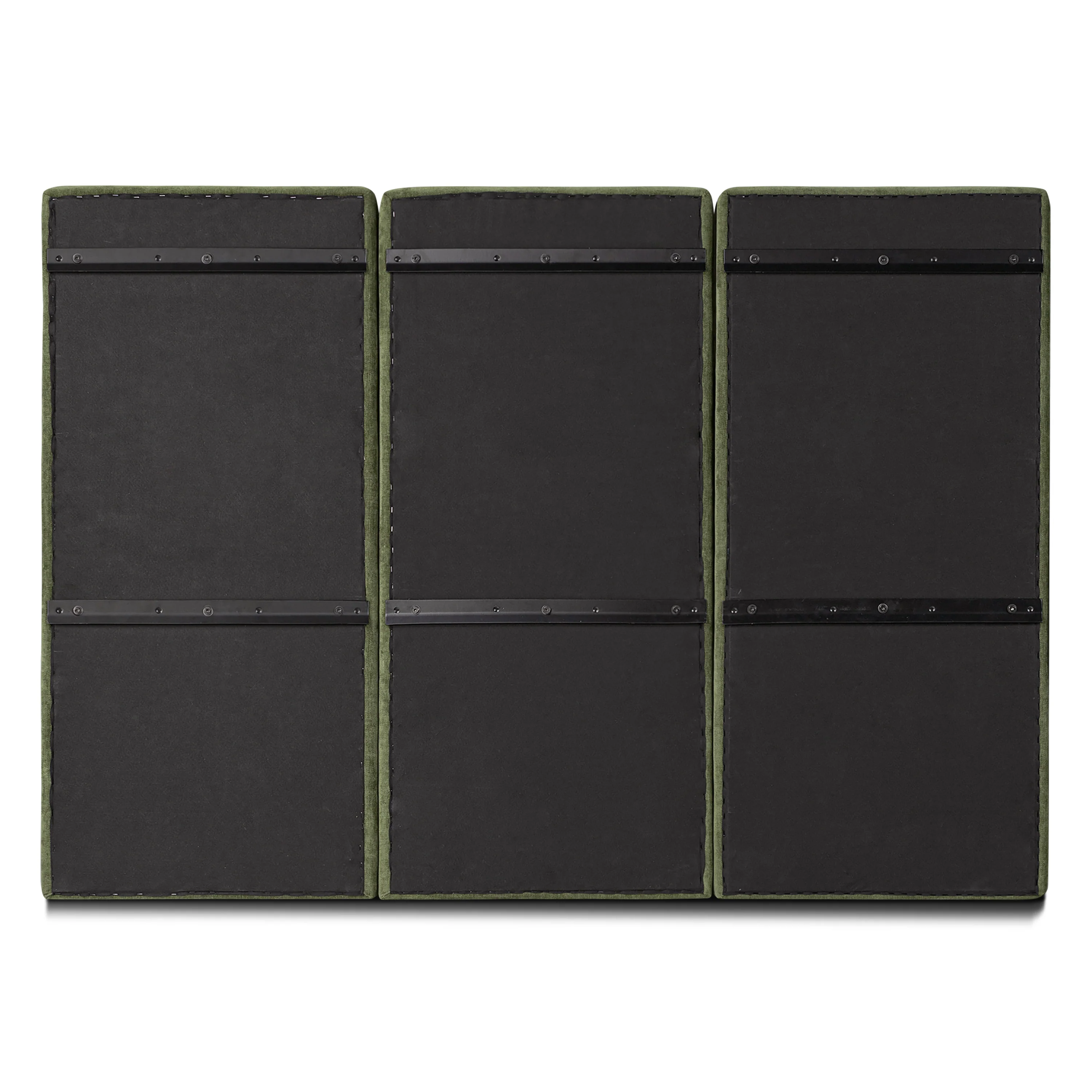 Napa Bed Headboard | Distressed Green Velvet | Queen - Image 4