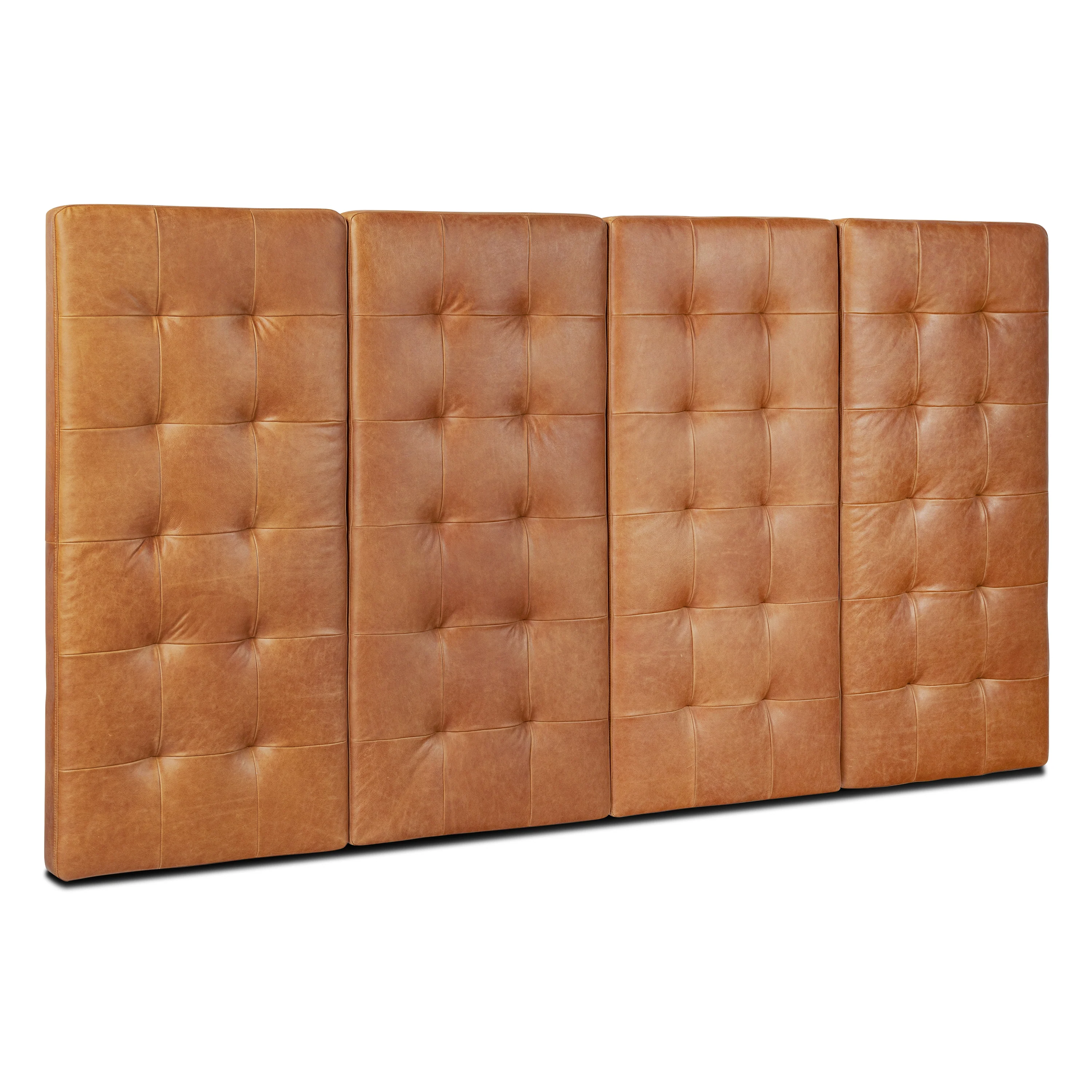 Napa Leather Bed Headboard | Saddle Tan | King - Image 3