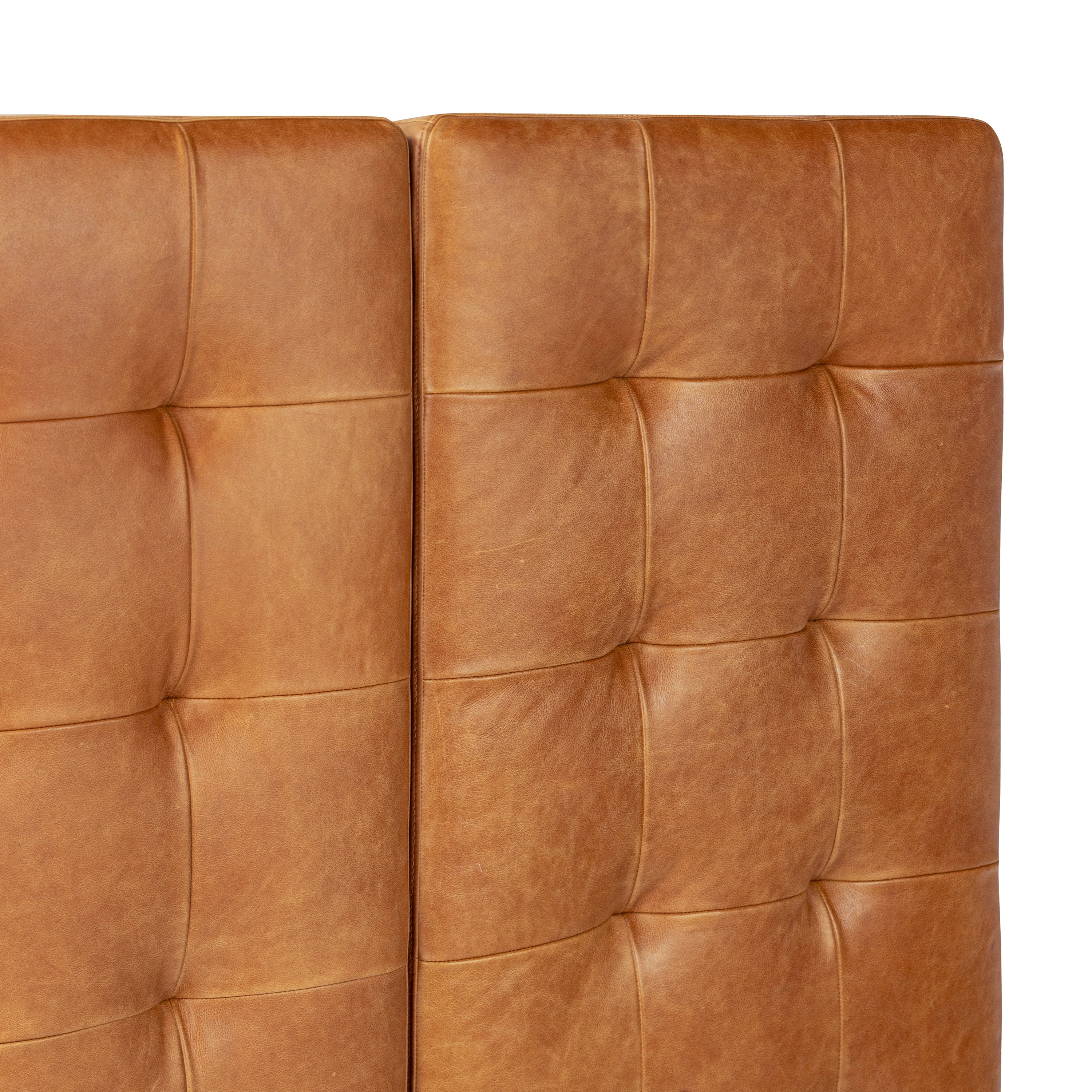 Napa Leather Bed Headboard | Saddle Tan | King - Image 6