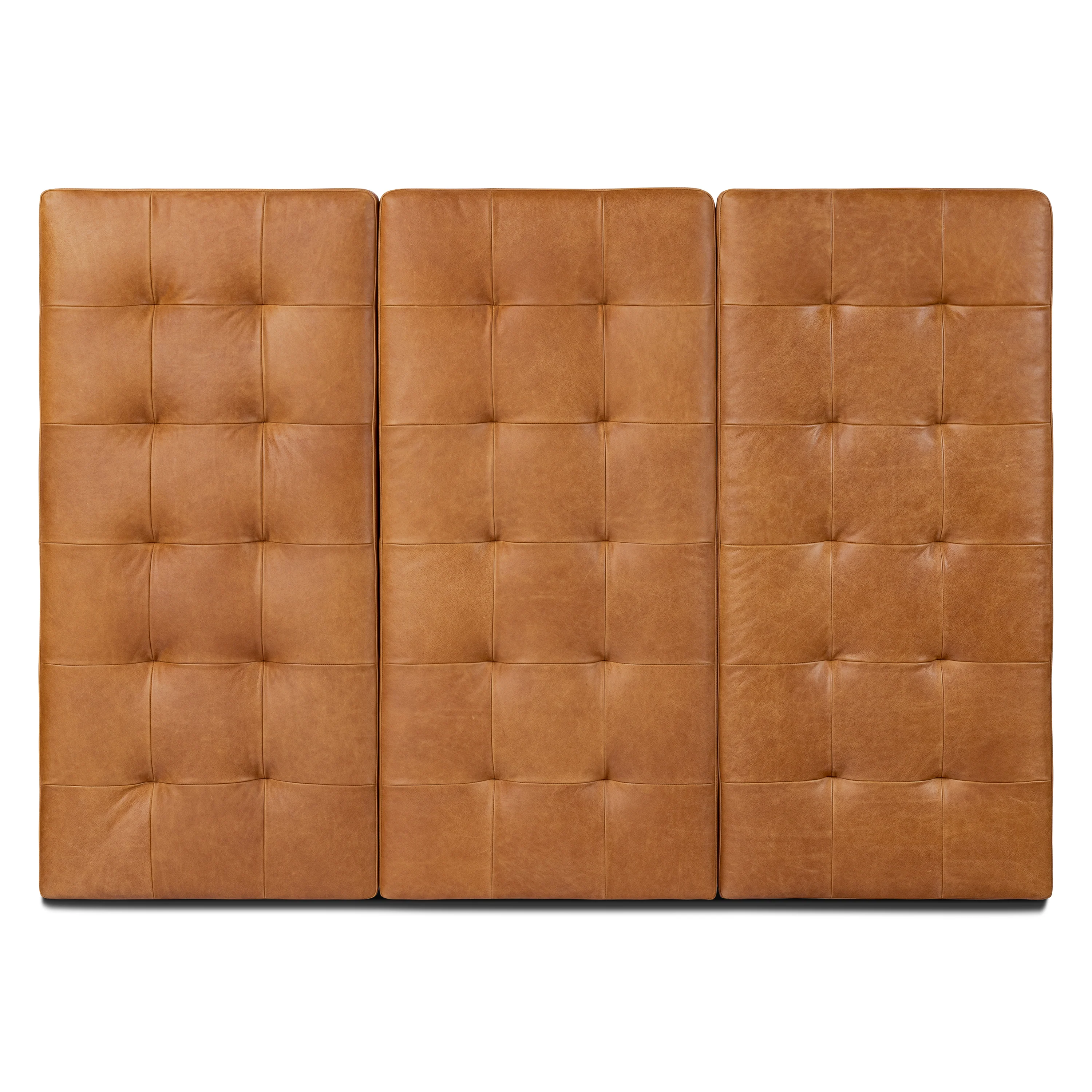 Napa Leather Bed Headboard | Saddle Tan | Queen - Image 2