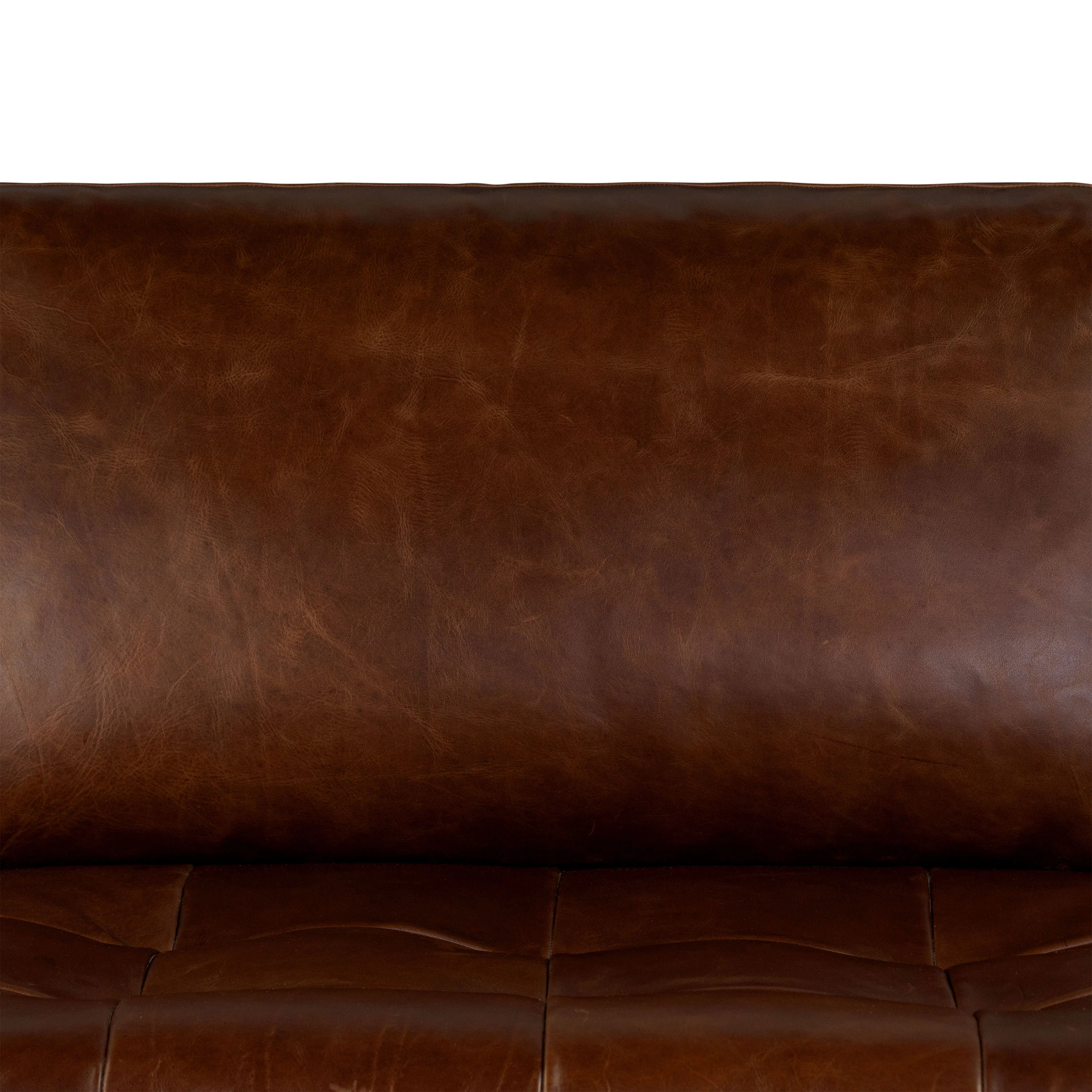 Napa 113.5" Leather Left-Facing Pull-Out Sleeper Sectional Sofa | Oscuro Brown - Image 18