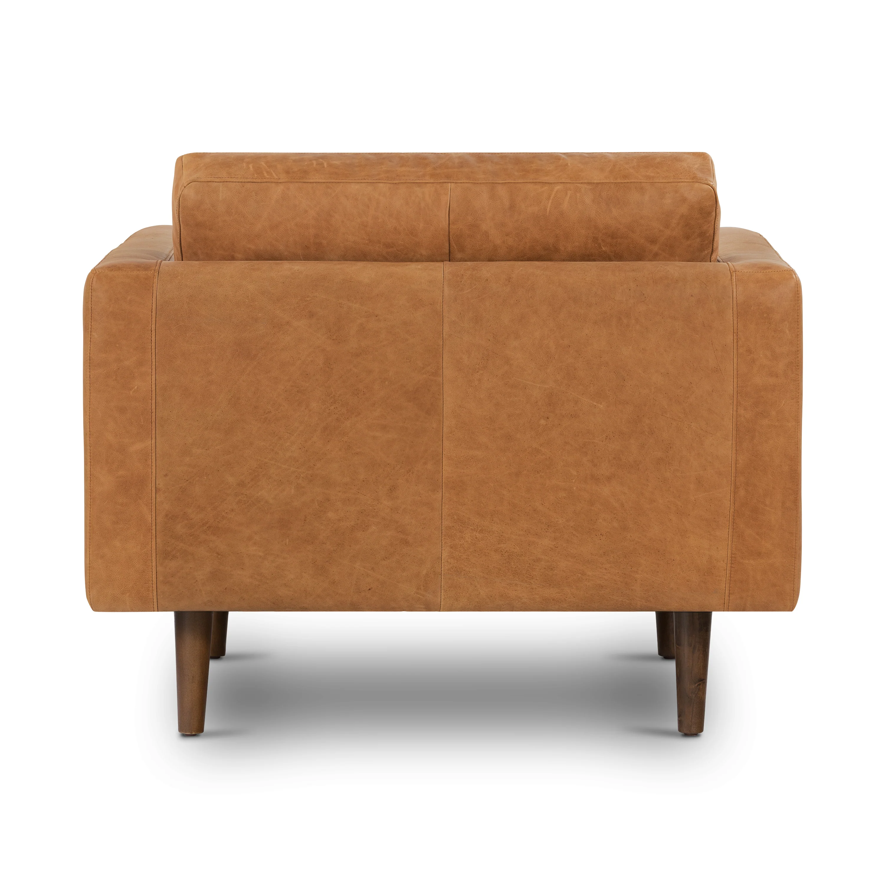 Napa Leather Lounge Chair | Cognac Tan | Set of 2 - Image 7