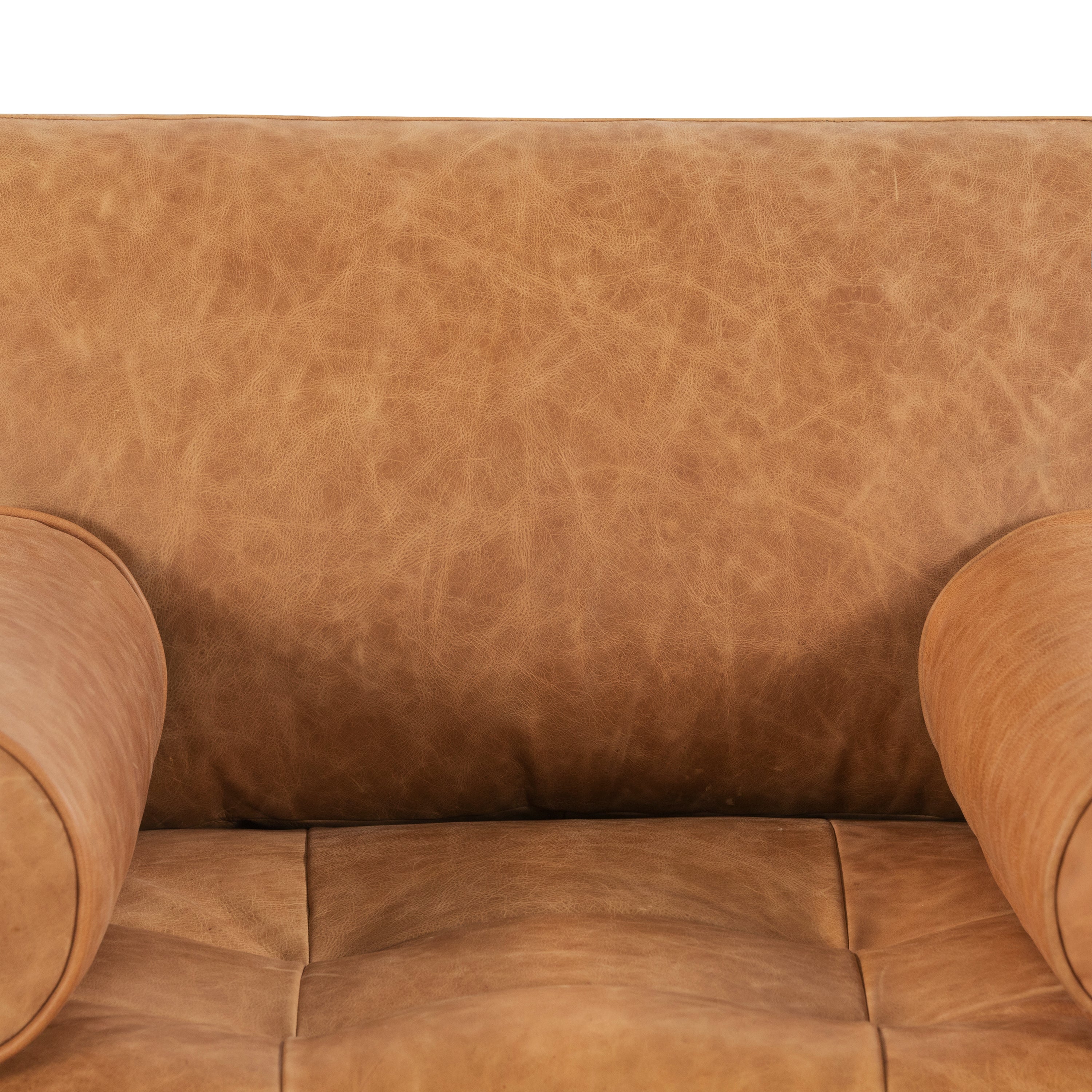 Napa Leather Lounge Chair | Cognac Tan | Set of 2 - Image 8
