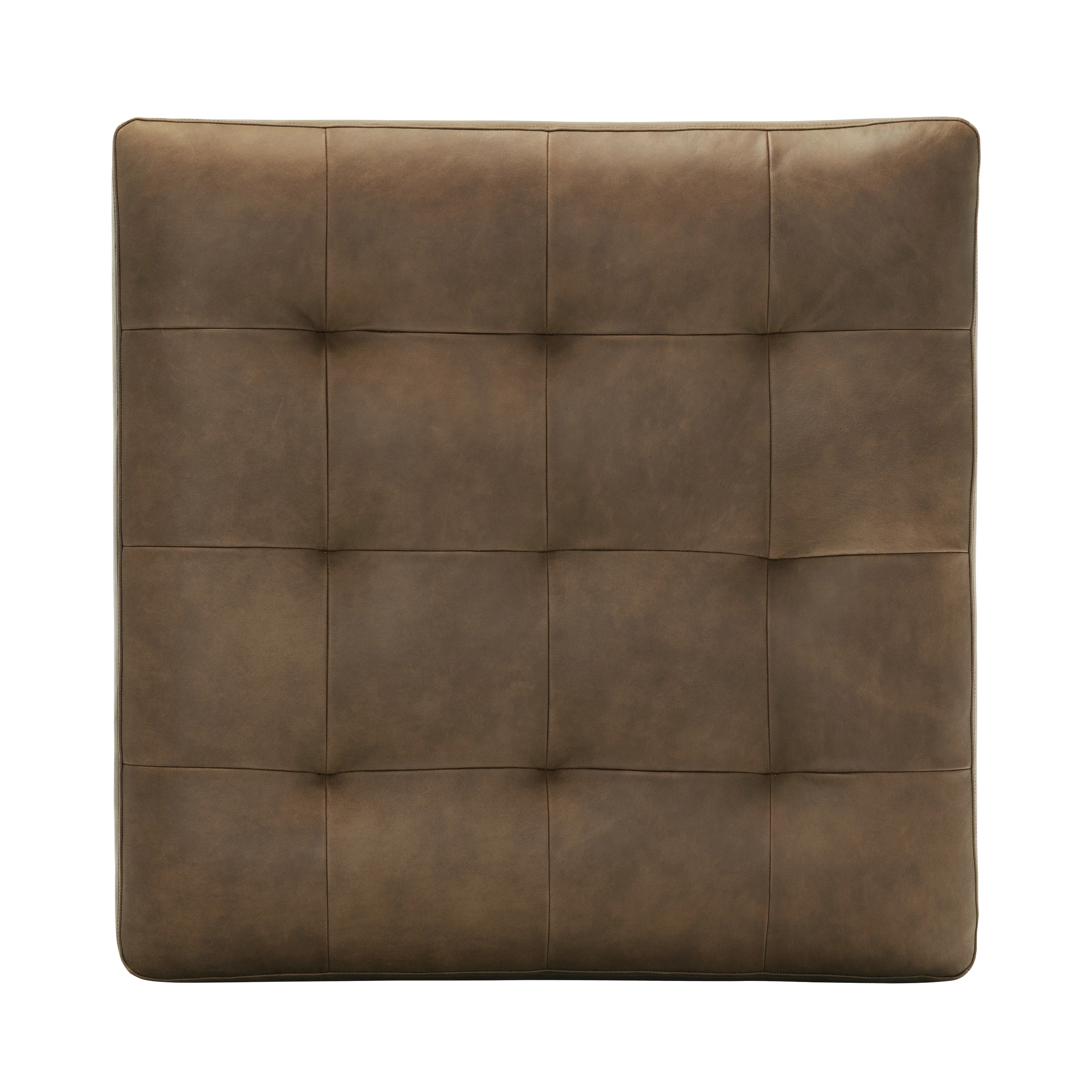 Napa Leather Ottoman | Cocoa Brown - Image 5