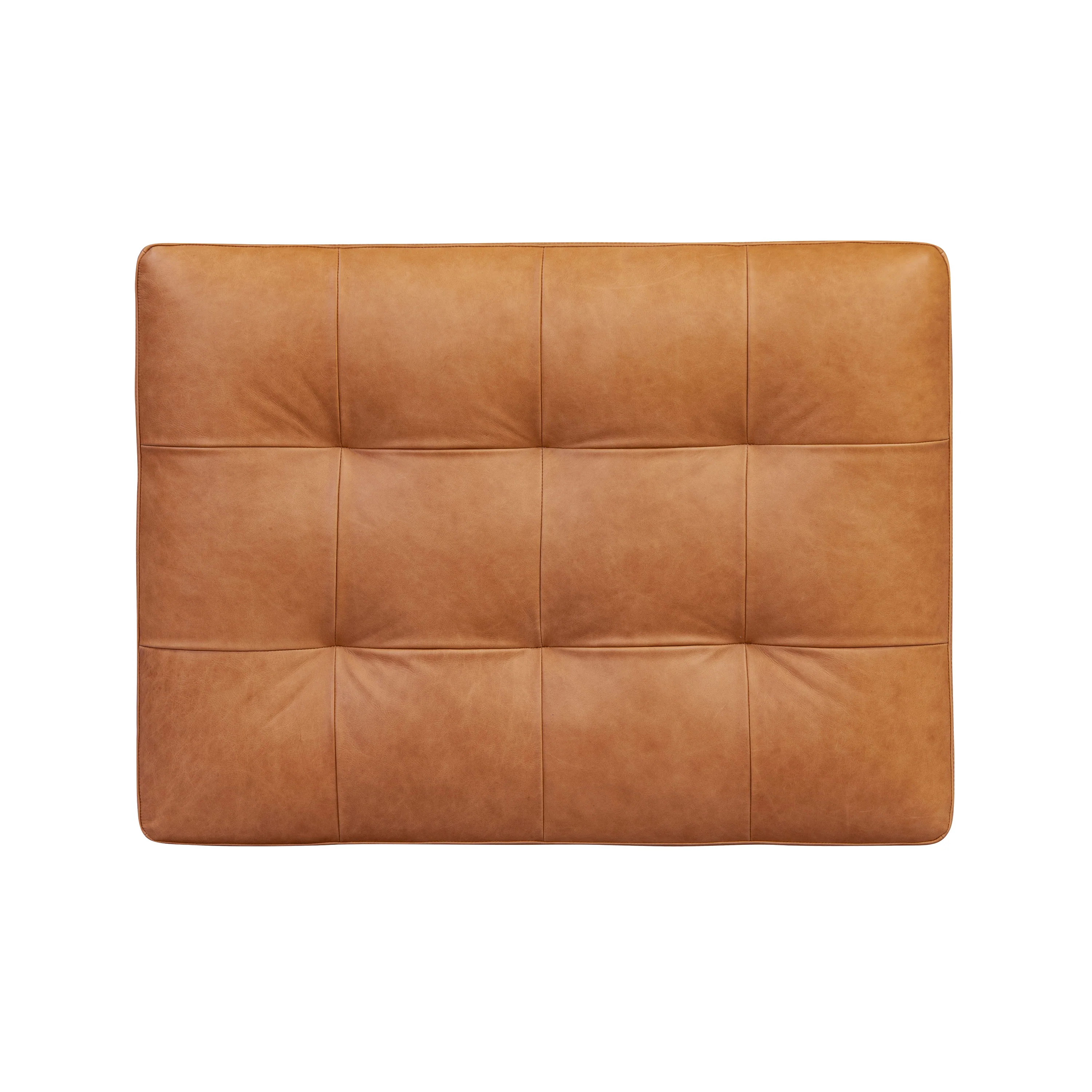 Napa Leather Ottoman | Cognac Tan - Image 5
