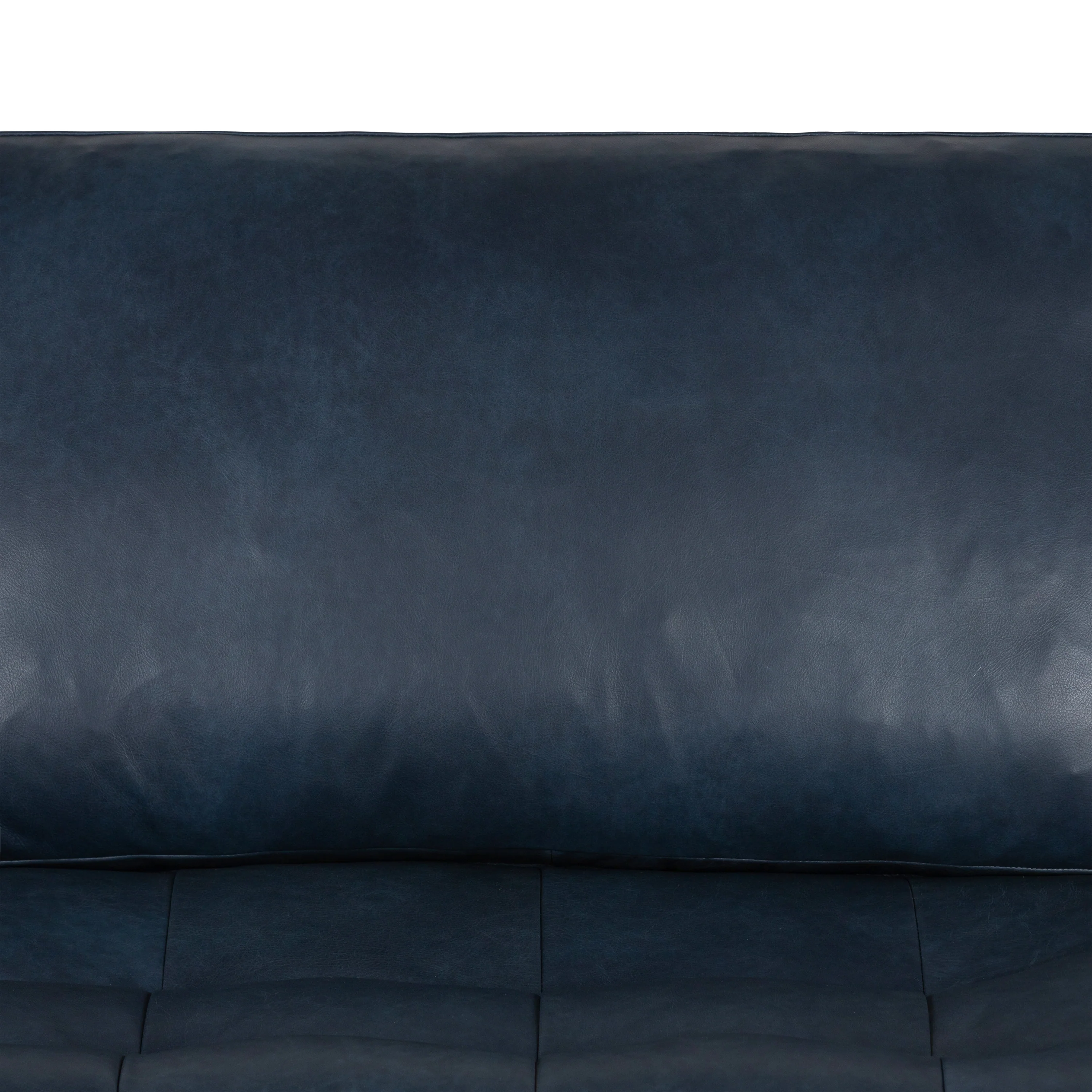 Napa 104.5" Leather Right-Facing Sectional Sofa | Midnight Blue - Image 8