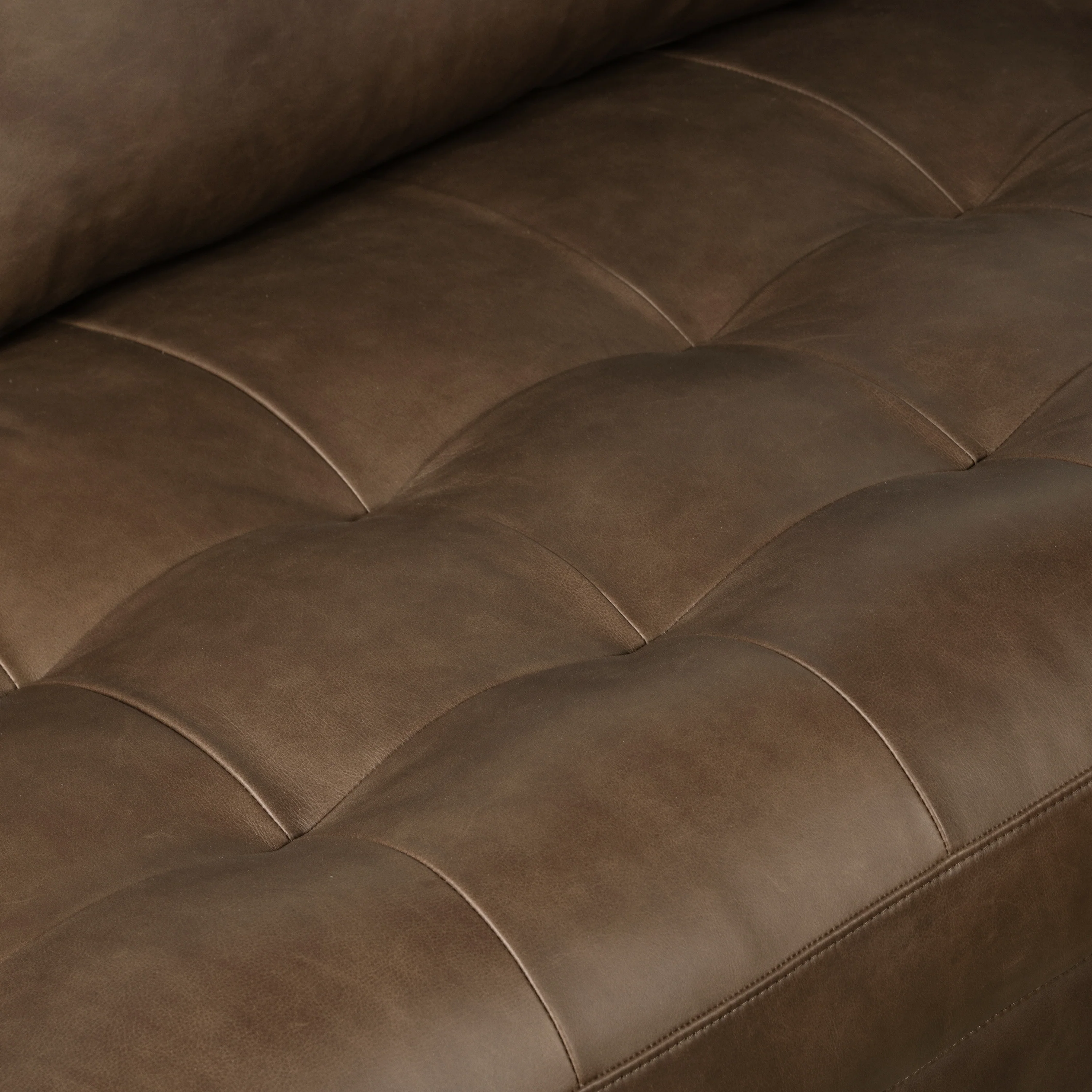Napa 88.5” Leather Sofa | Cocoa Brown - Image 14