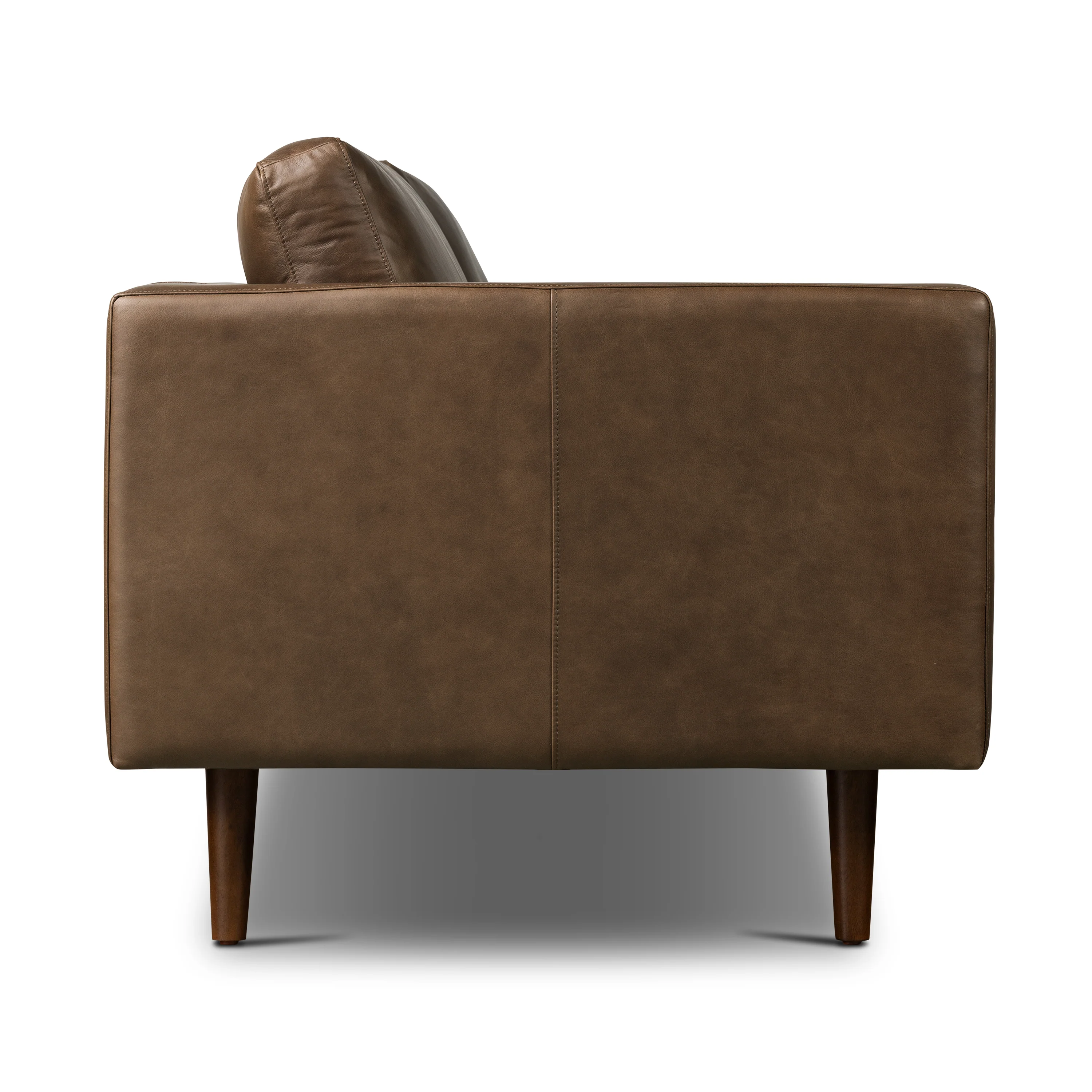 Napa 88.5” Leather Sofa | Cocoa Brown - Image 6