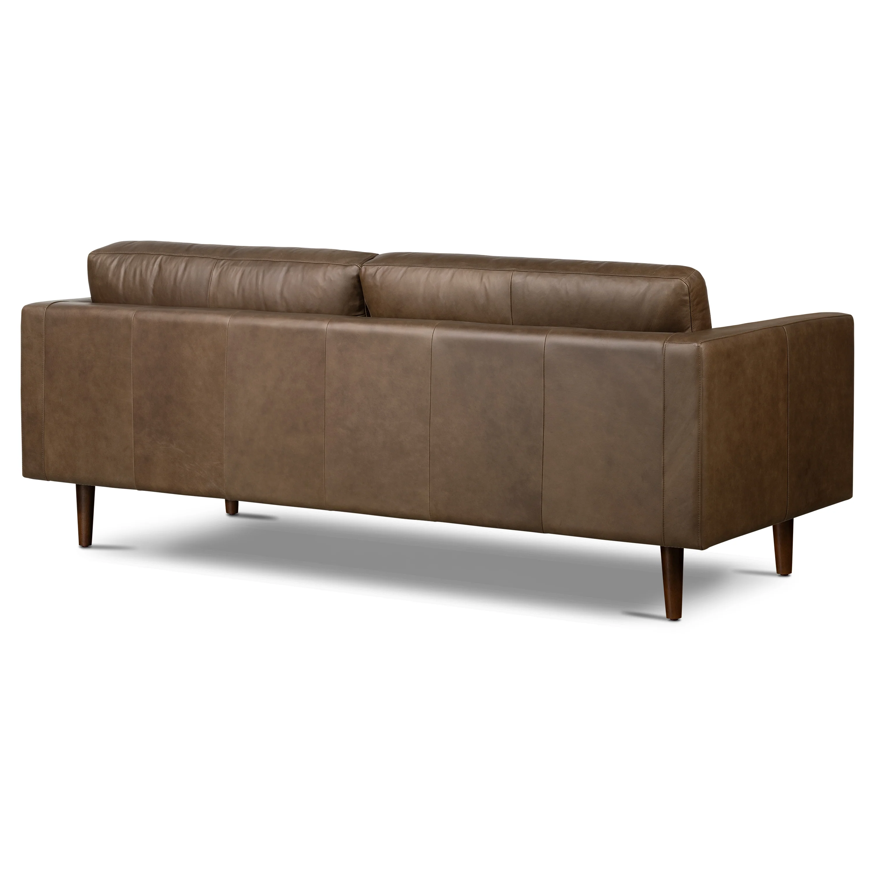Napa 88.5” Leather Sofa | Cocoa Brown - Image 7