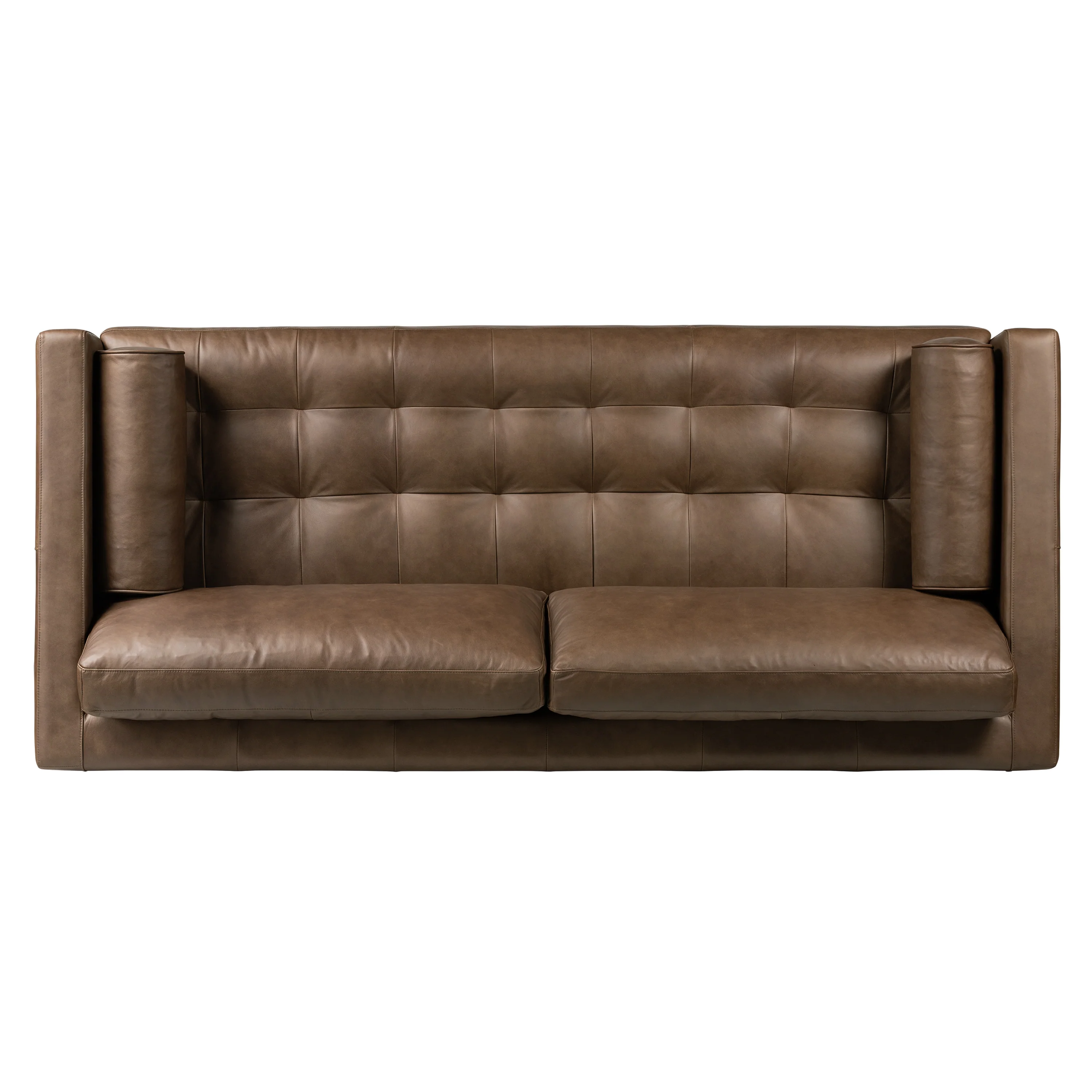 Napa 88.5” Leather Sofa | Cocoa Brown - Image 9
