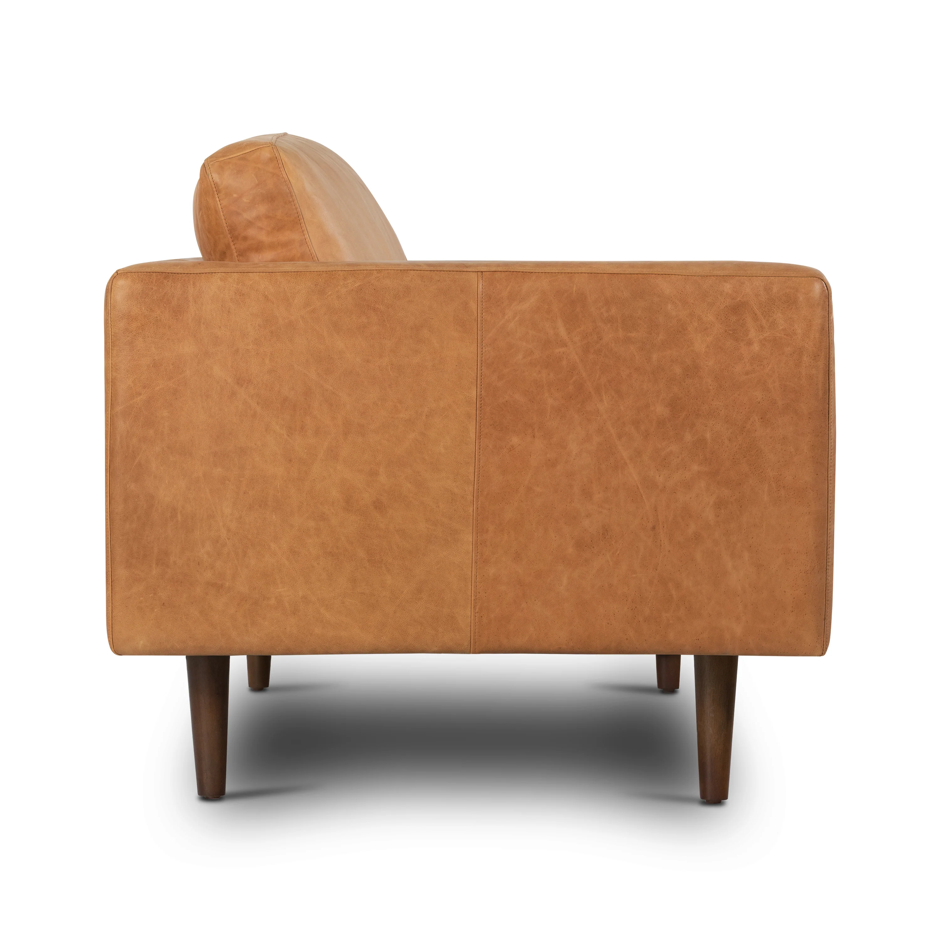 Napa 88.5” Leather Sofa | Cognac Tan - Image 6