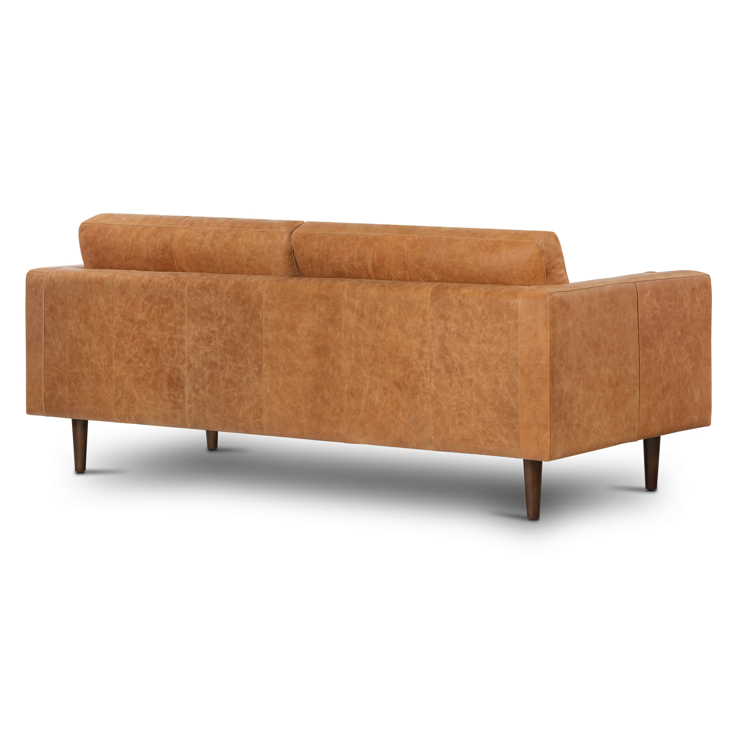 Napa 88.5” Leather Sofa | Cognac Tan - Image 7