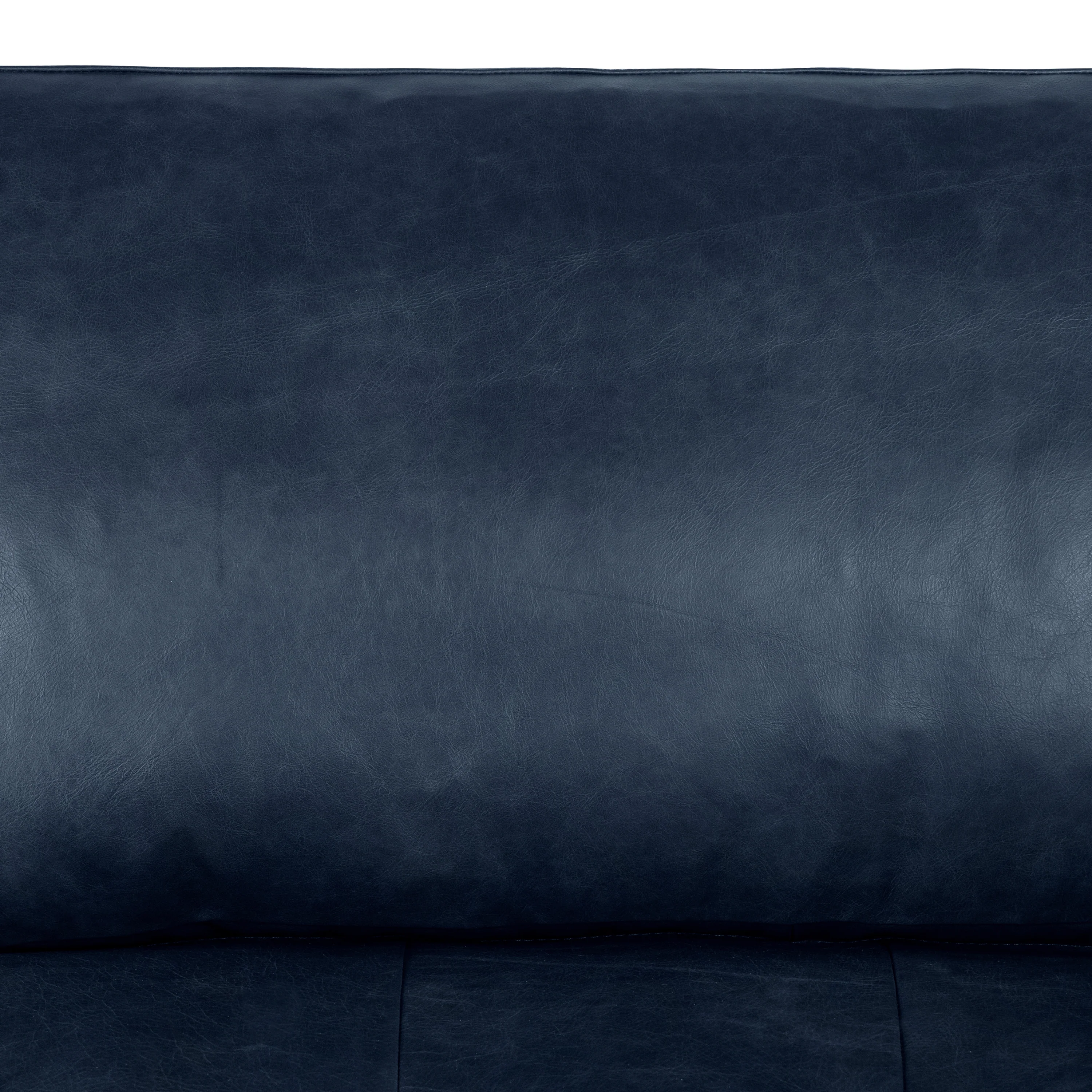 Napa 88.5” Leather Sofa | Midnight Blue - Image 9
