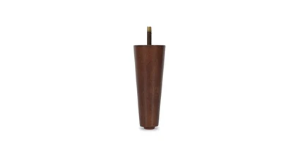 6" Napa Lounge Chair, Ottoman & Apartment Sofa replacement legs (lower height than the regular 8" leg) - Set of 4 | Walnut - Image 3