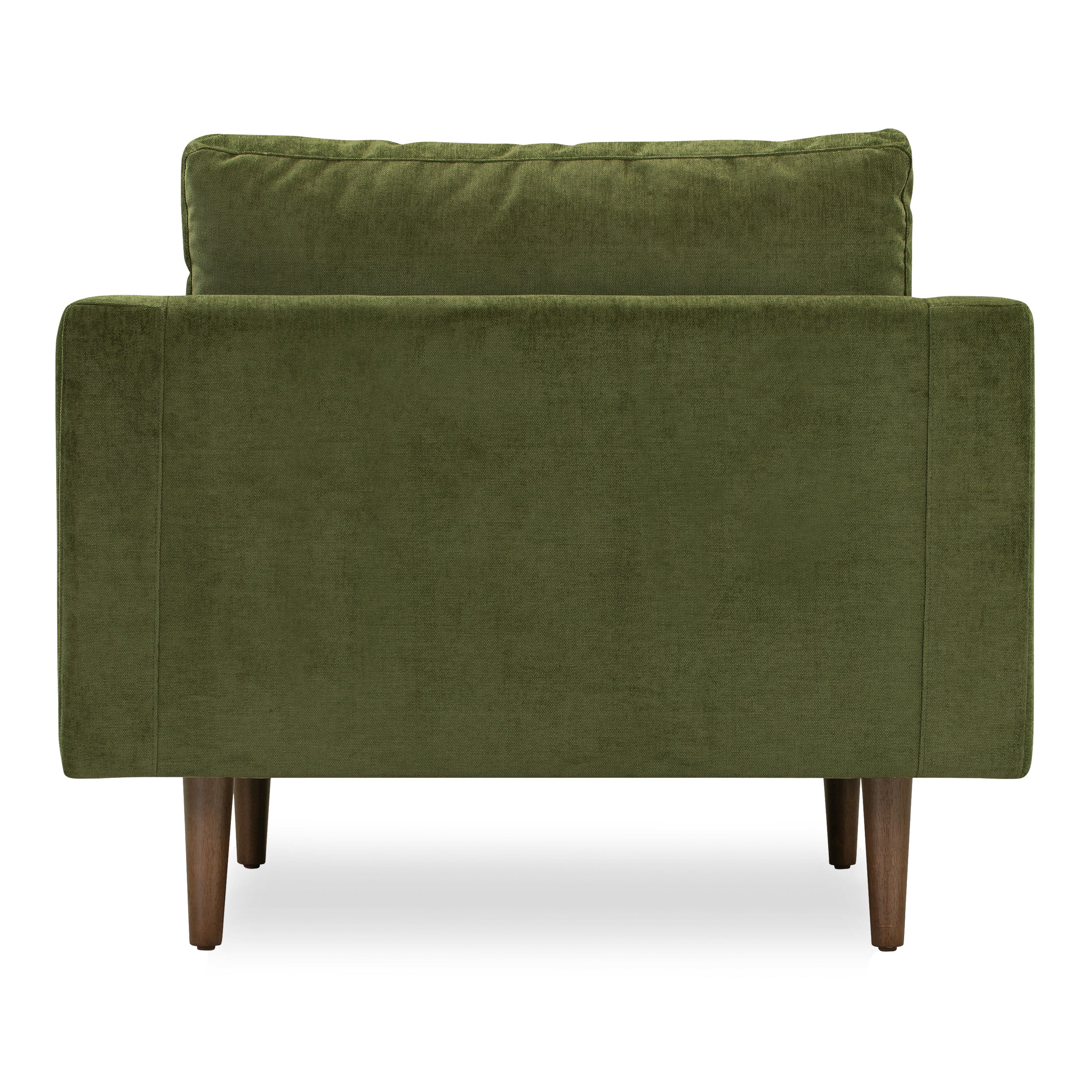 Napa Velvet Lounge Chair | Distressed Green Velvet | Set of 2 - Image 8
