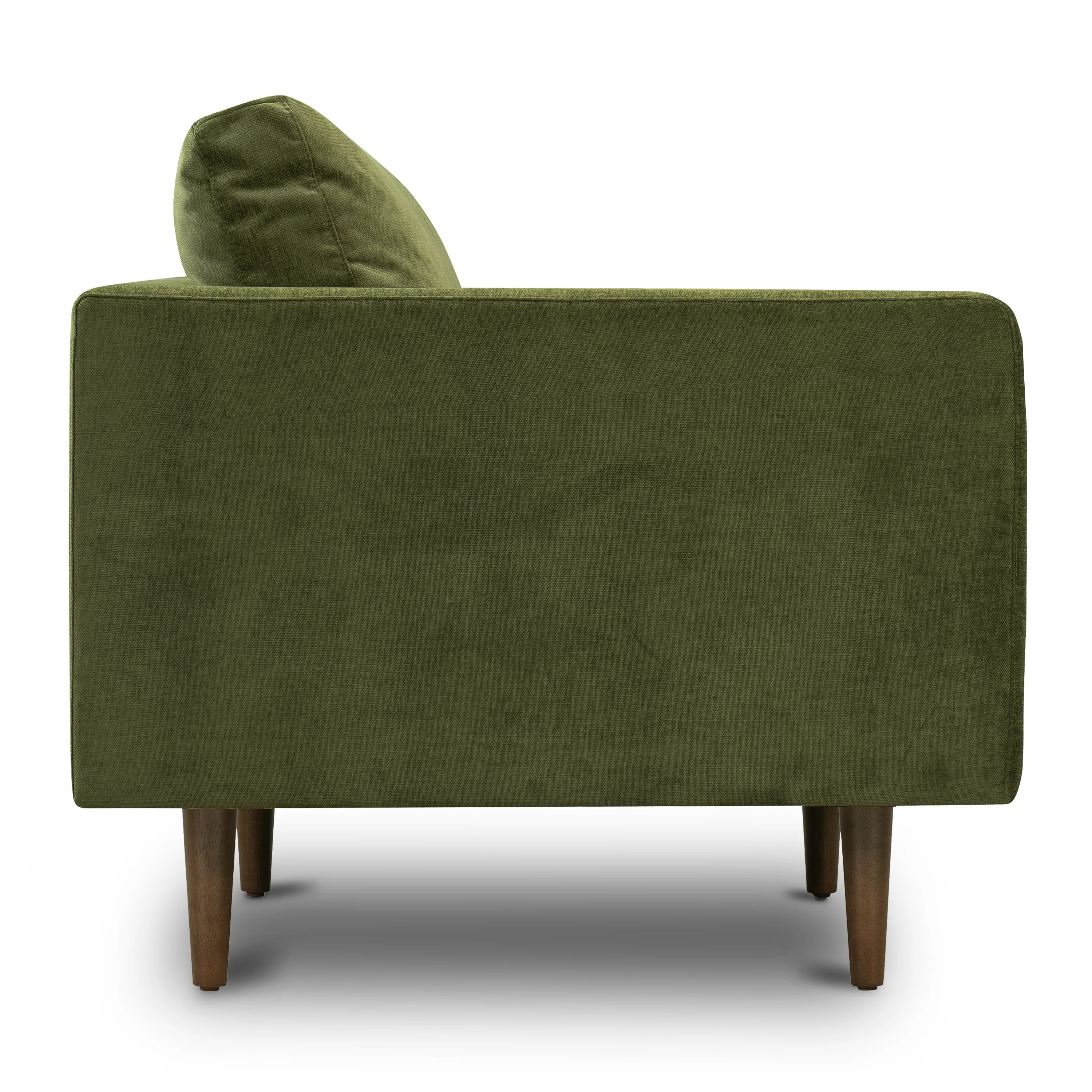 Napa Velvet Lounge Chair | Distressed Green Velvet | Single - Image 6