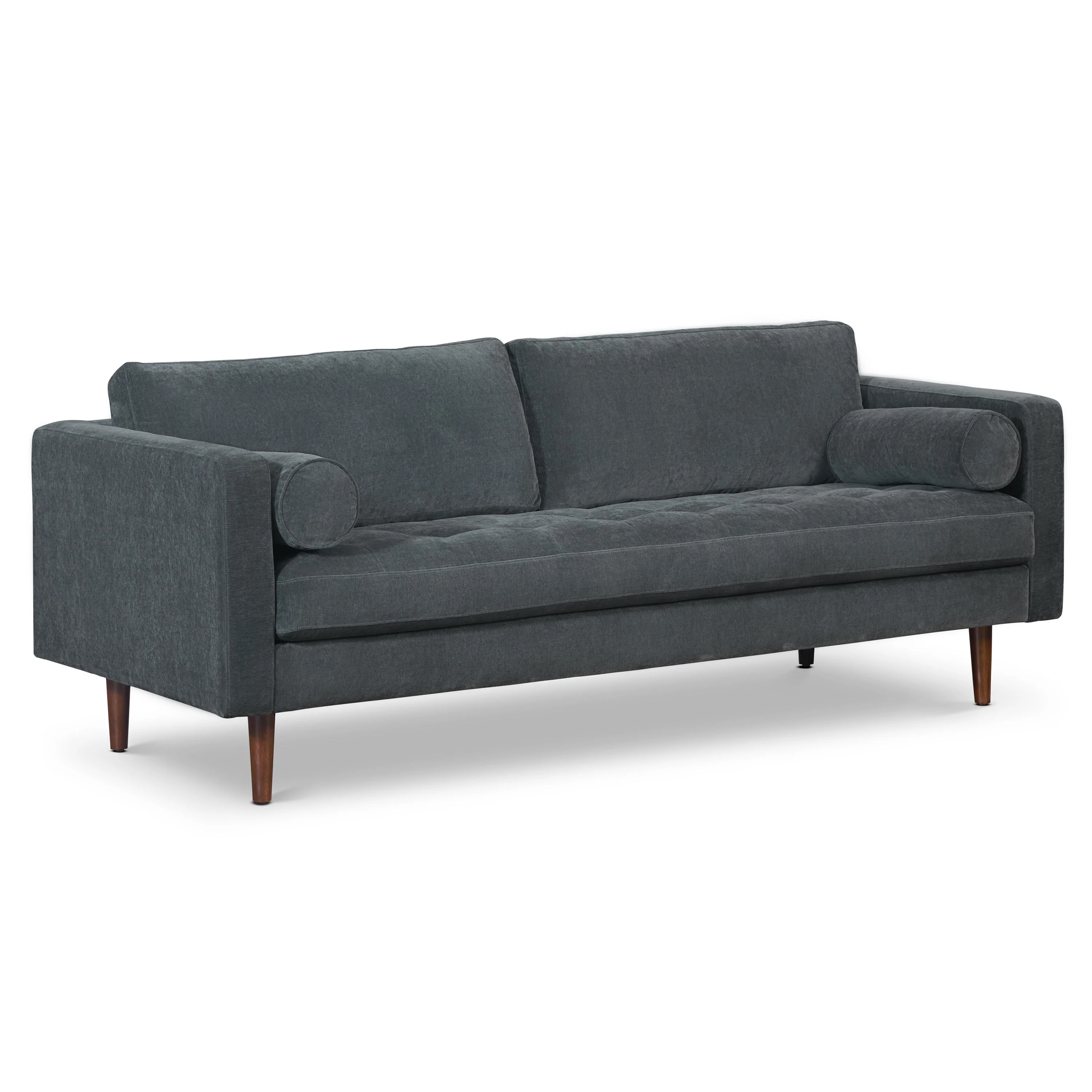 Napa 88.5" Velvet Sofa | Boreal Blue - Image 3